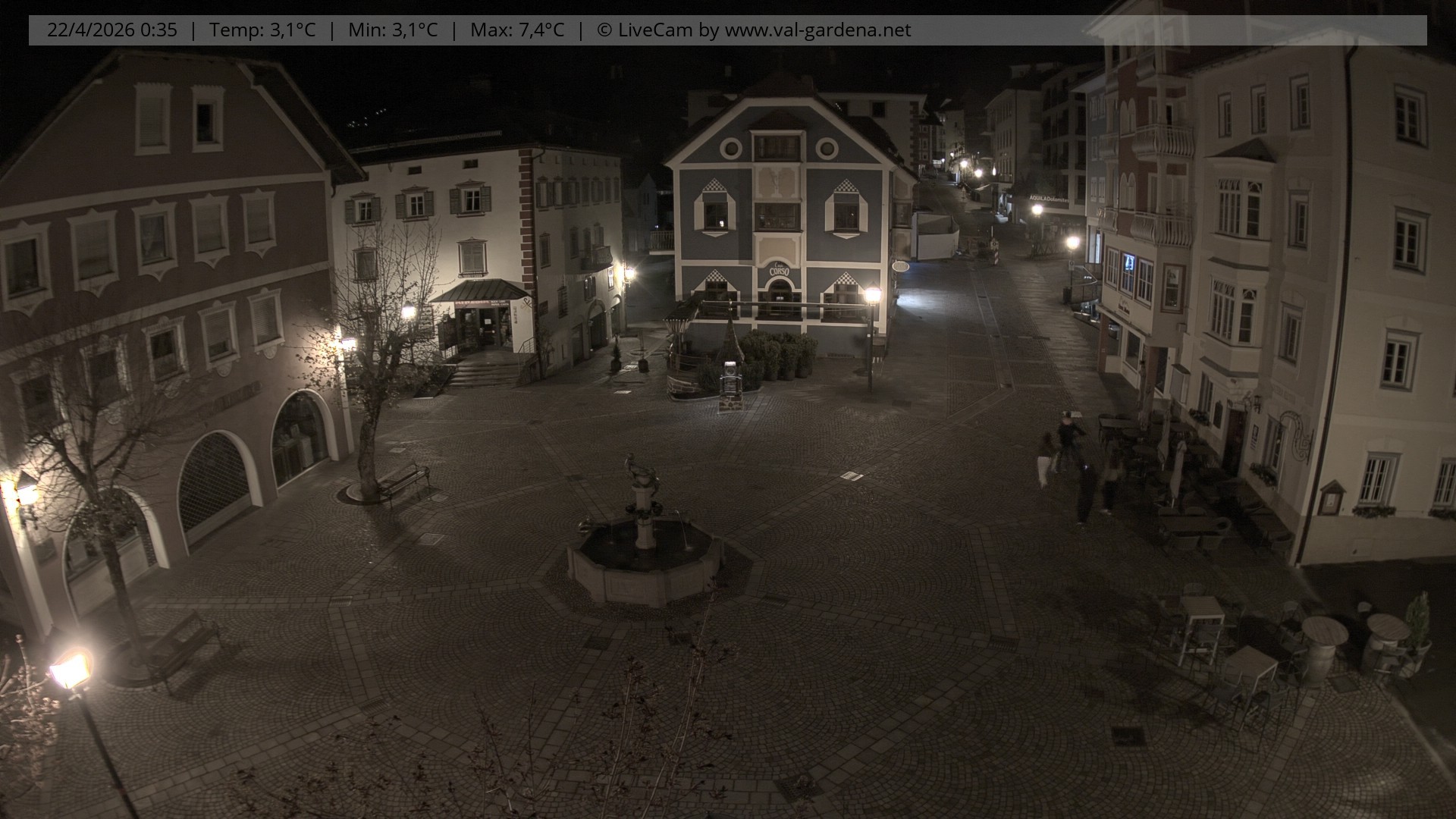 Archiv Foto Webcam St. Ulrich: Dorfzentrum