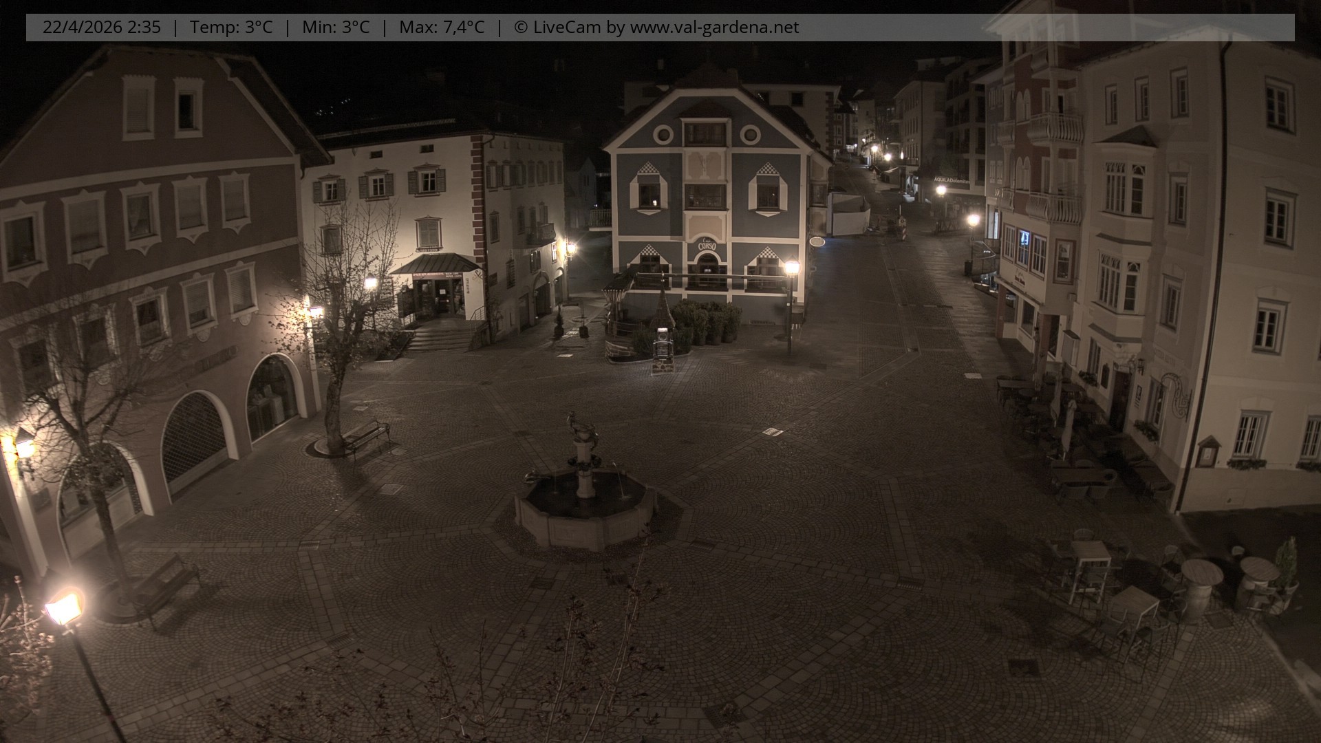 Archiv Foto Webcam St. Ulrich: Dorfzentrum