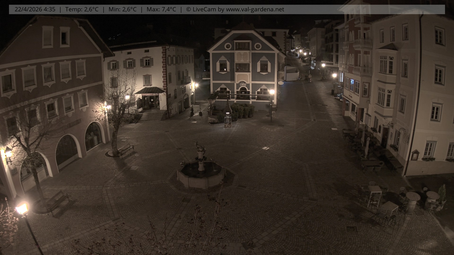 Archiv Foto Webcam St. Ulrich: Dorfzentrum