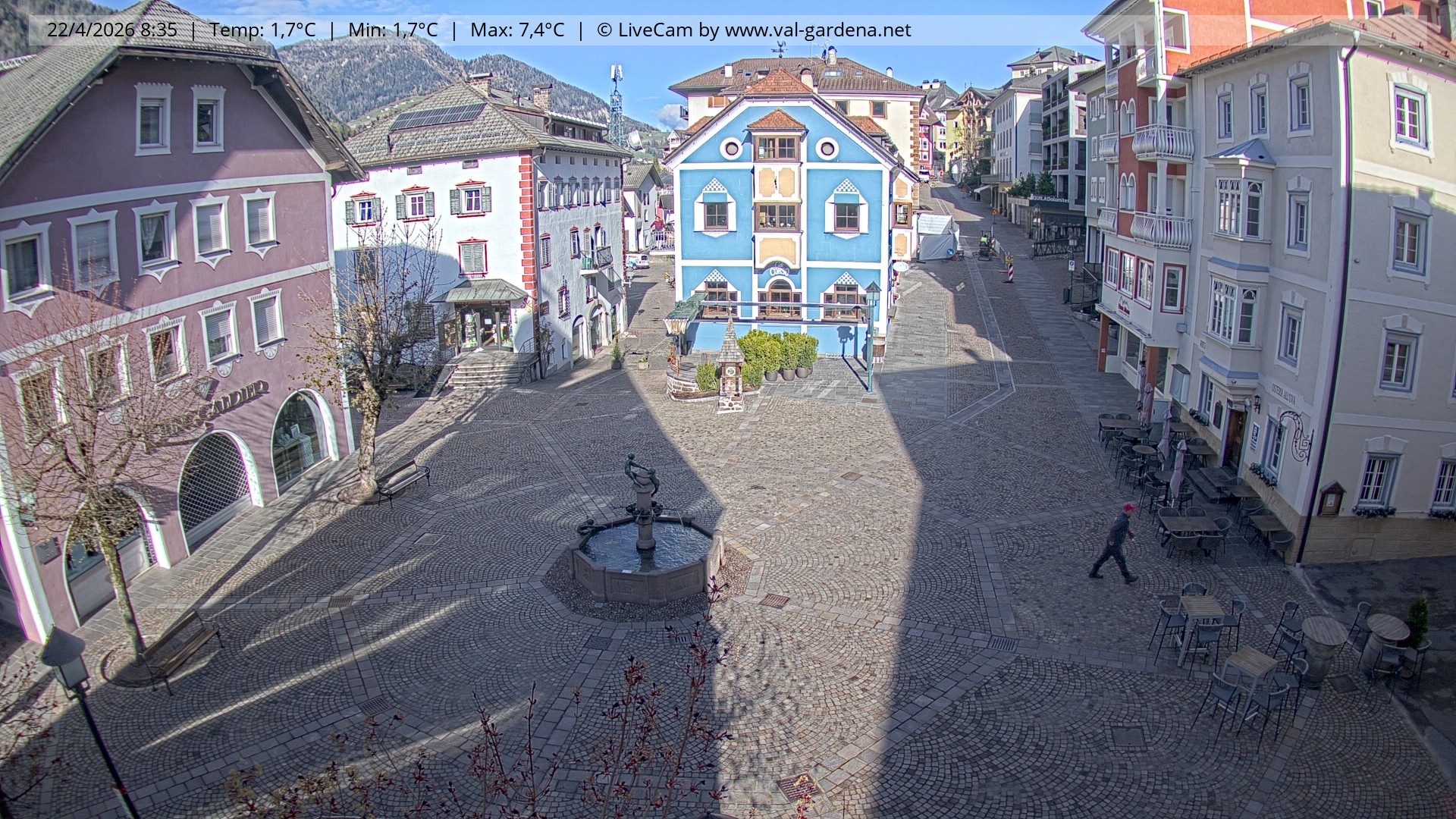 Archiv Foto Webcam St. Ulrich: Dorfzentrum