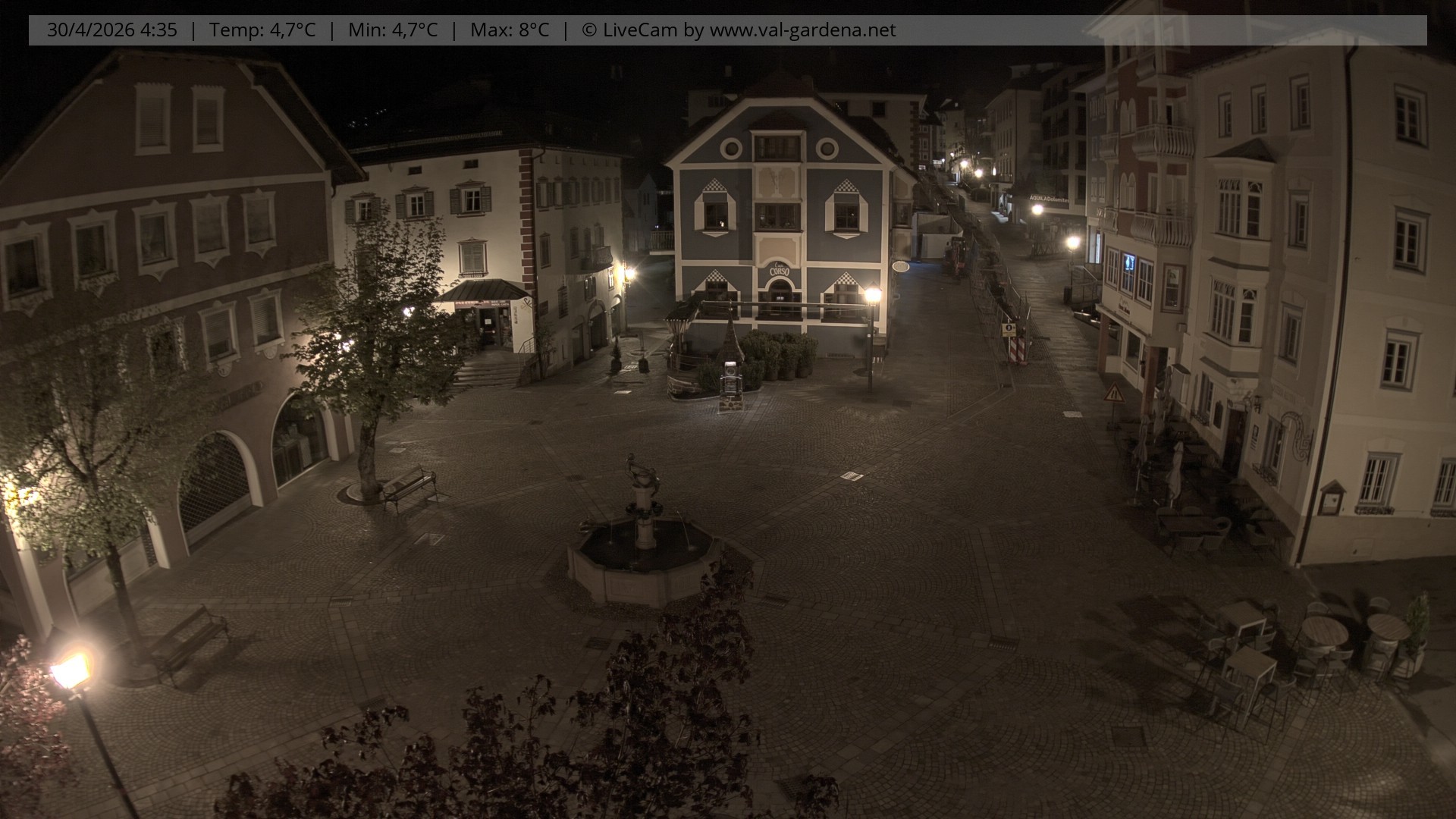 Archiv Foto Webcam St. Ulrich: Dorfzentrum