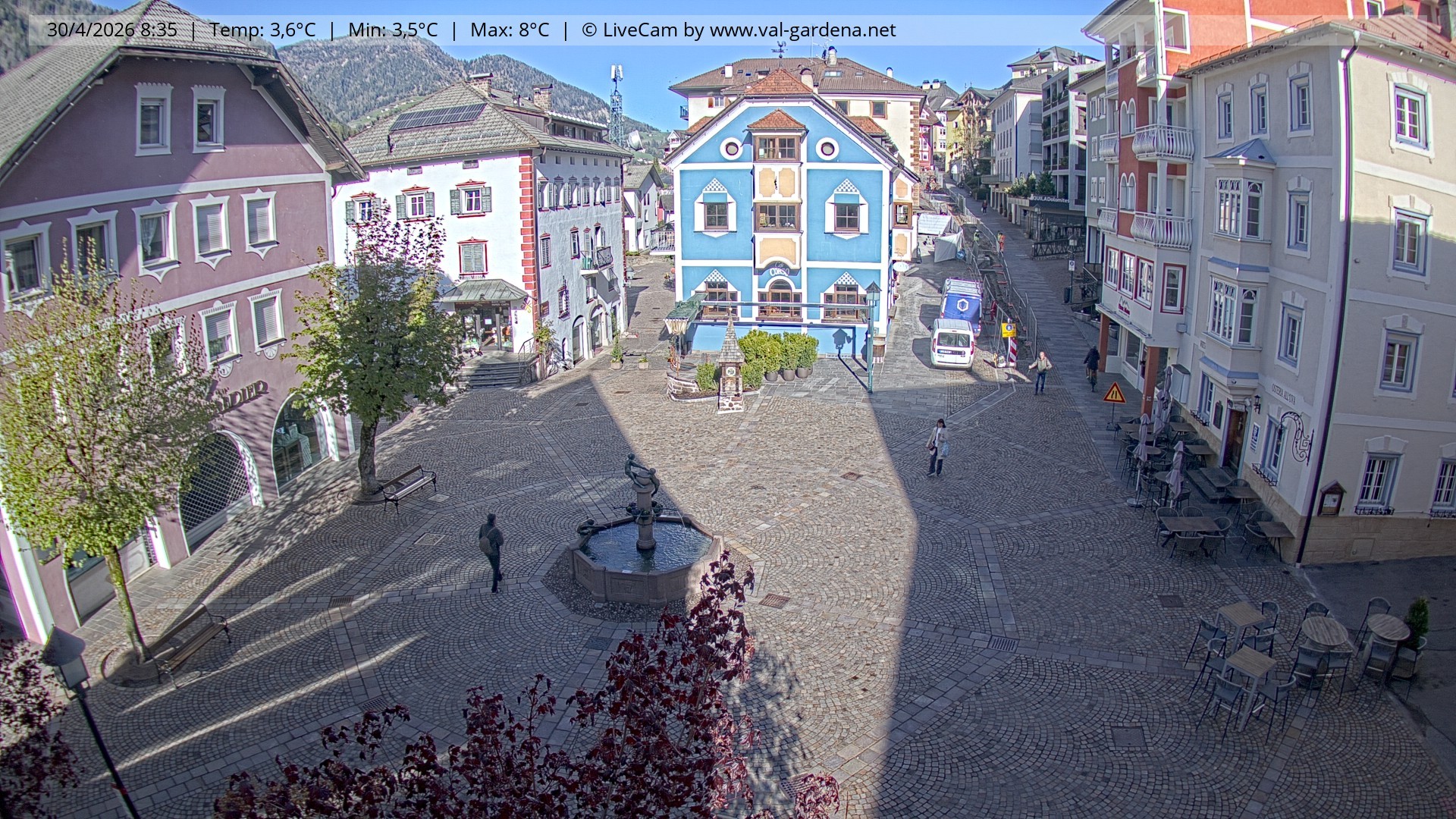 Archiv Foto Webcam St. Ulrich: Dorfzentrum