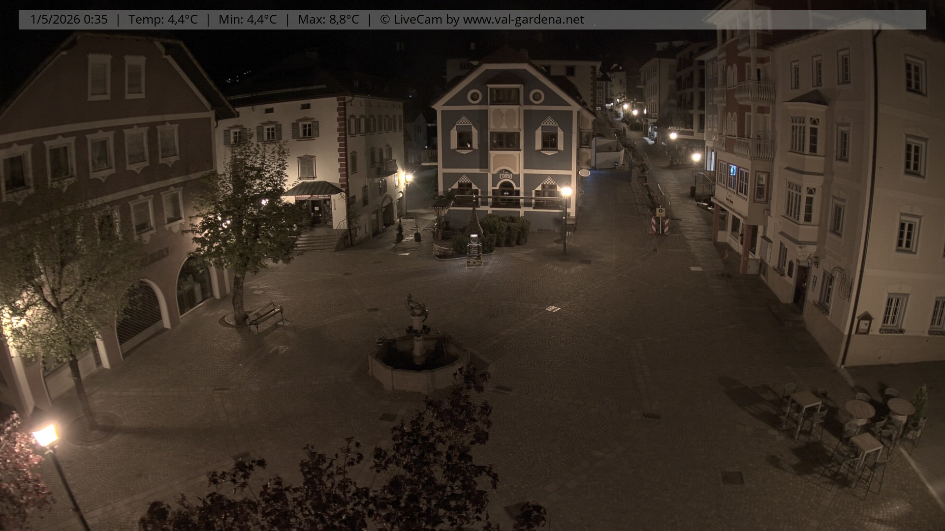 Archiv Foto Webcam St. Ulrich: Dorfzentrum