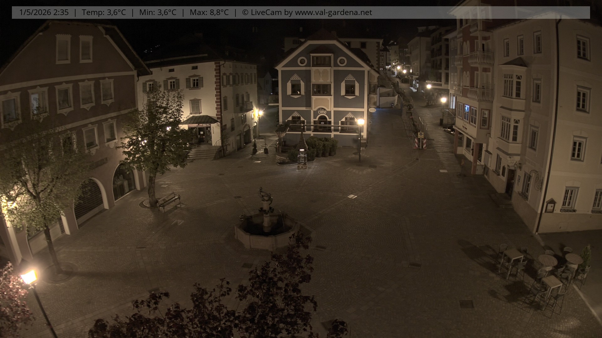 Archiv Foto Webcam St. Ulrich: Dorfzentrum