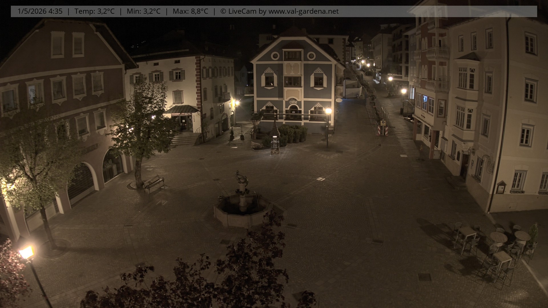 Archiv Foto Webcam St. Ulrich: Dorfzentrum