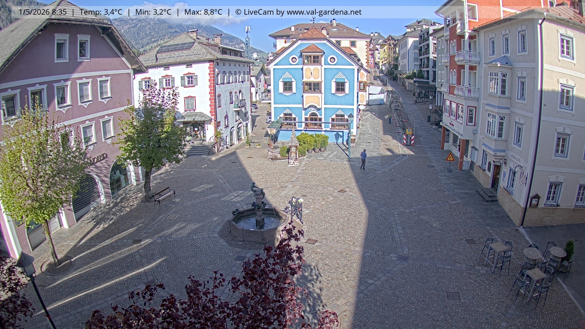 Archiv Foto Webcam St. Ulrich: Dorfzentrum