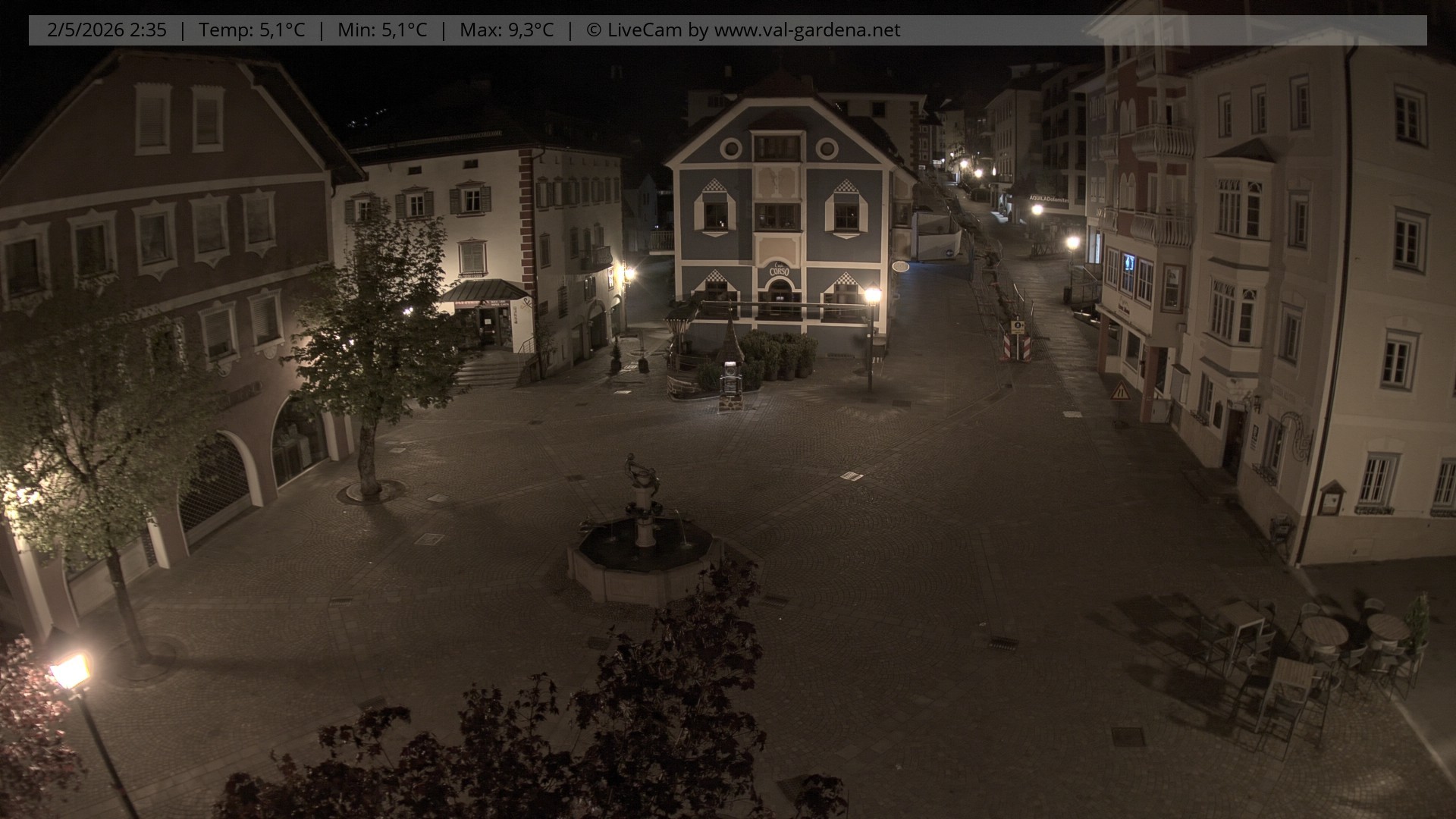 Archiv Foto Webcam St. Ulrich: Dorfzentrum