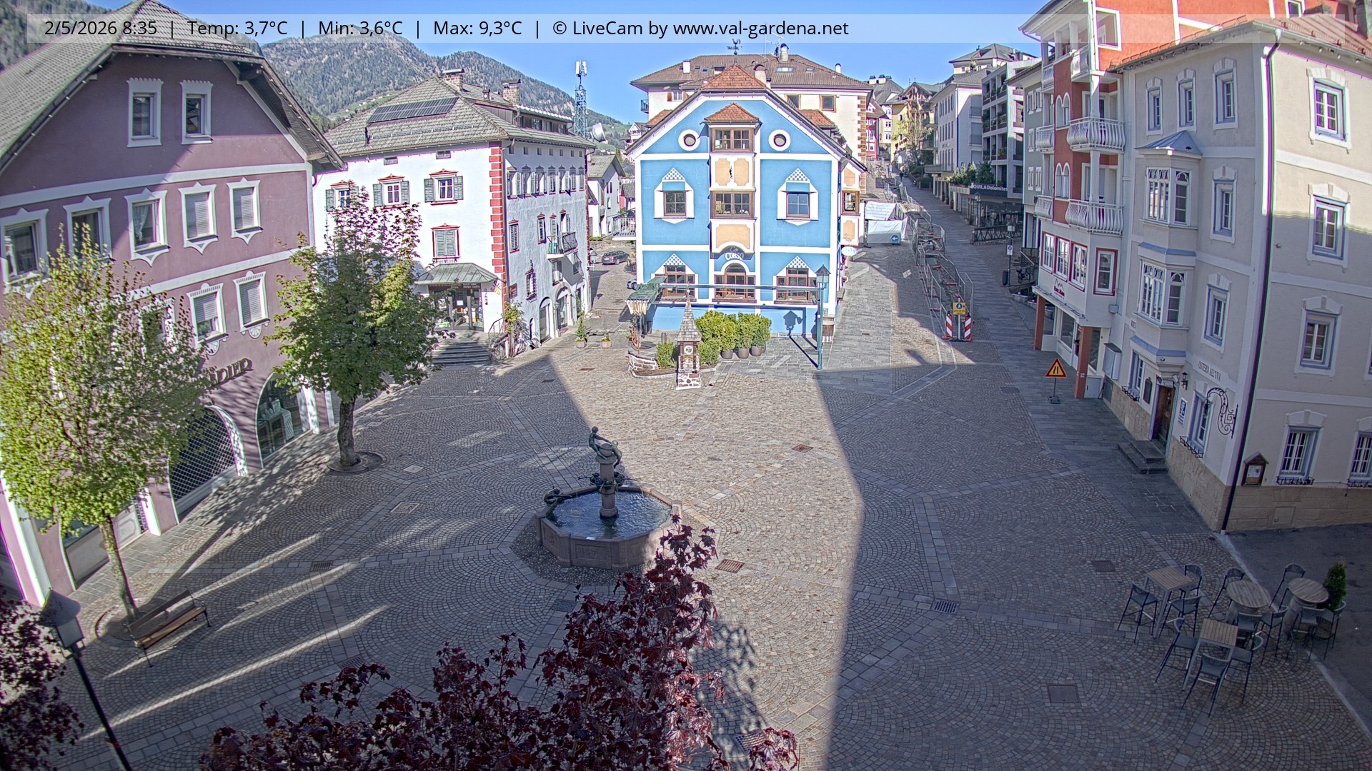 Archiv Foto Webcam St. Ulrich: Dorfzentrum