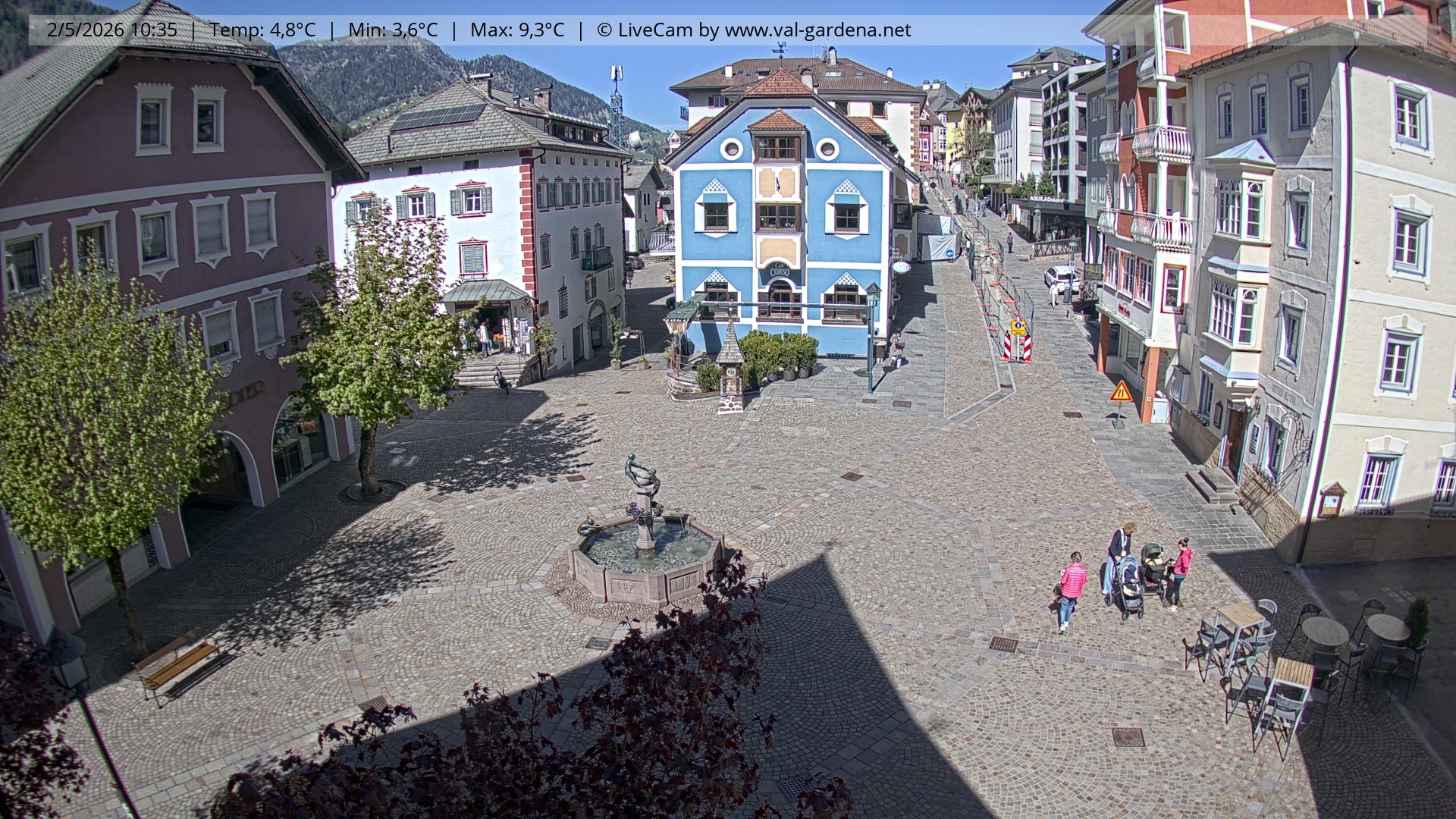 Archiv Foto Webcam St. Ulrich: Dorfzentrum