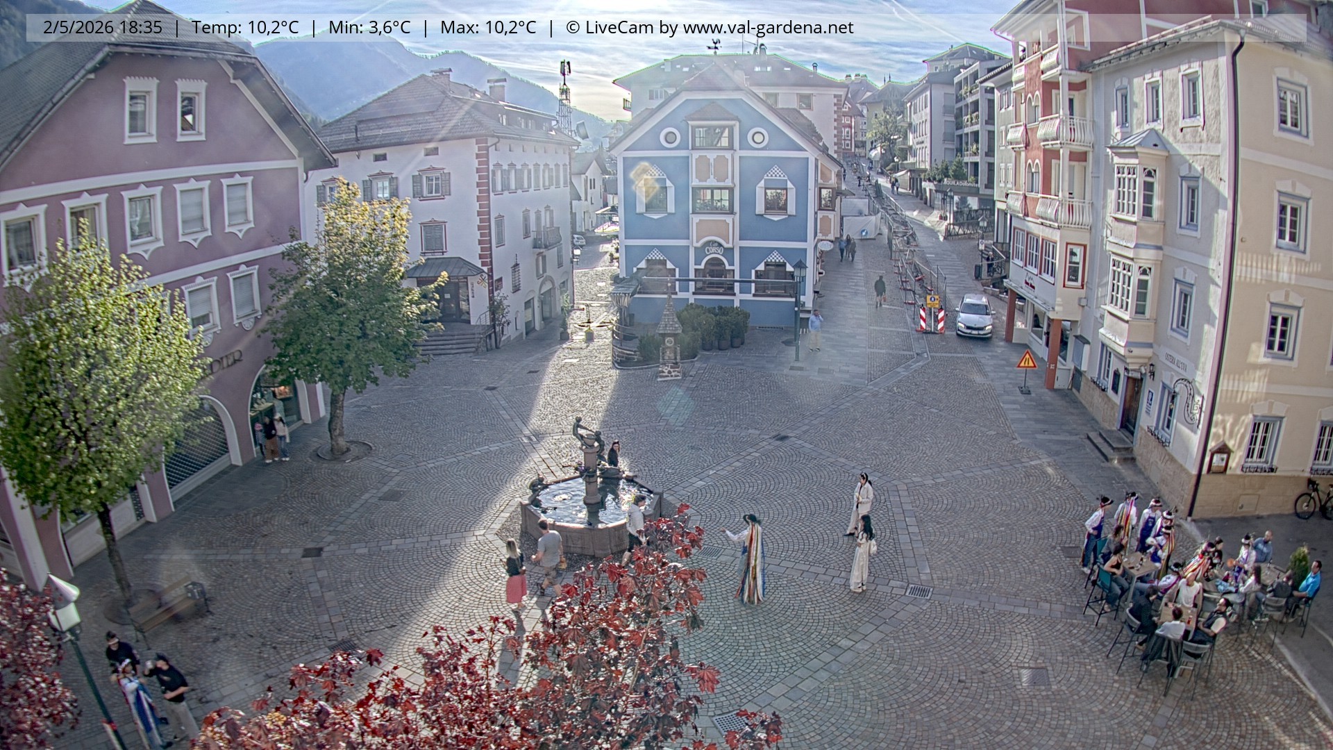 Archiv Foto Webcam St. Ulrich: Dorfzentrum