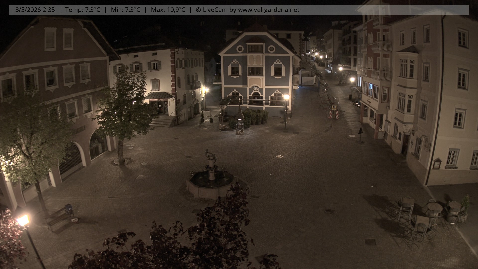 Archiv Foto Webcam St. Ulrich: Dorfzentrum