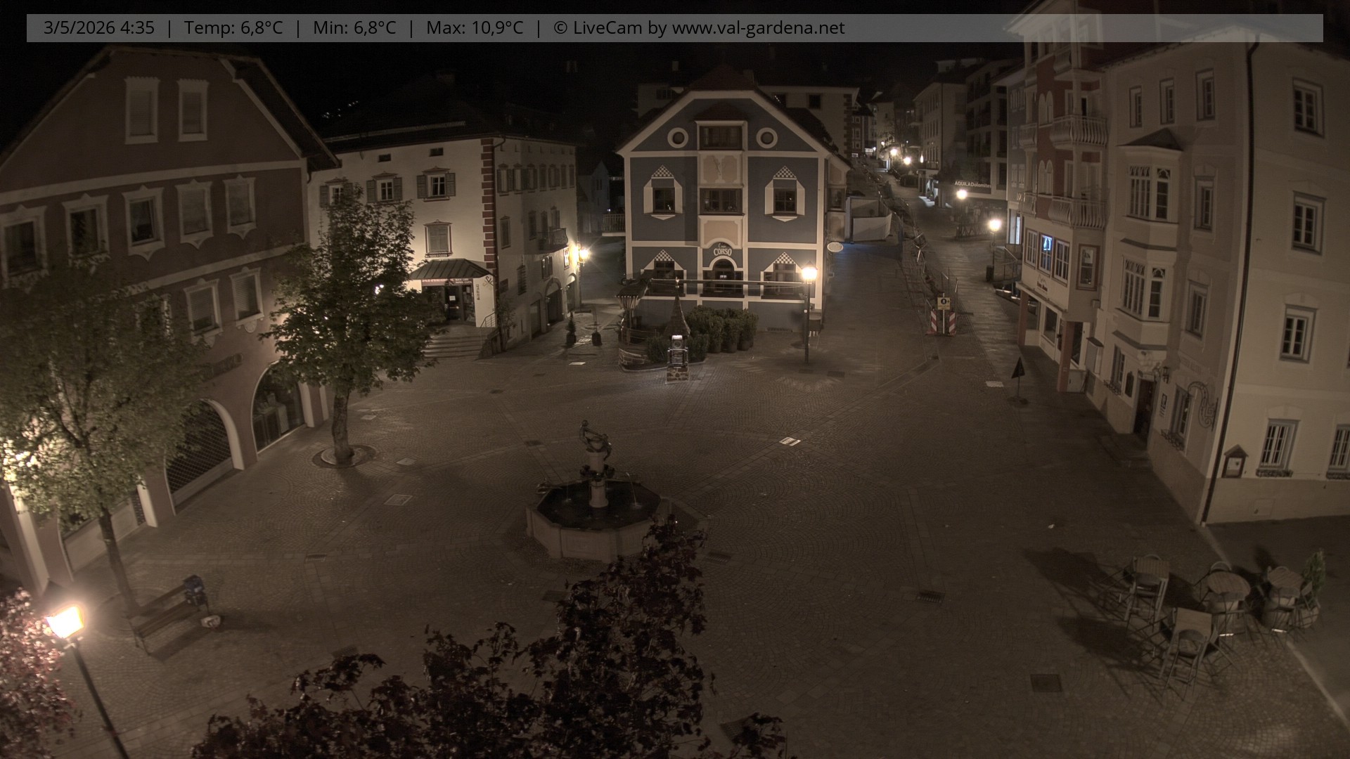 Archiv Foto Webcam St. Ulrich: Dorfzentrum