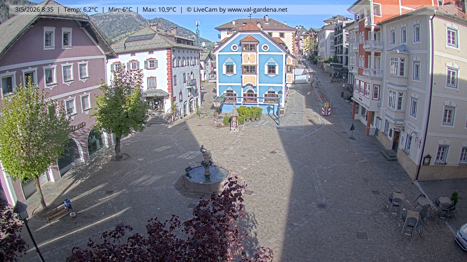 Archiv Foto Webcam St. Ulrich: Dorfzentrum
