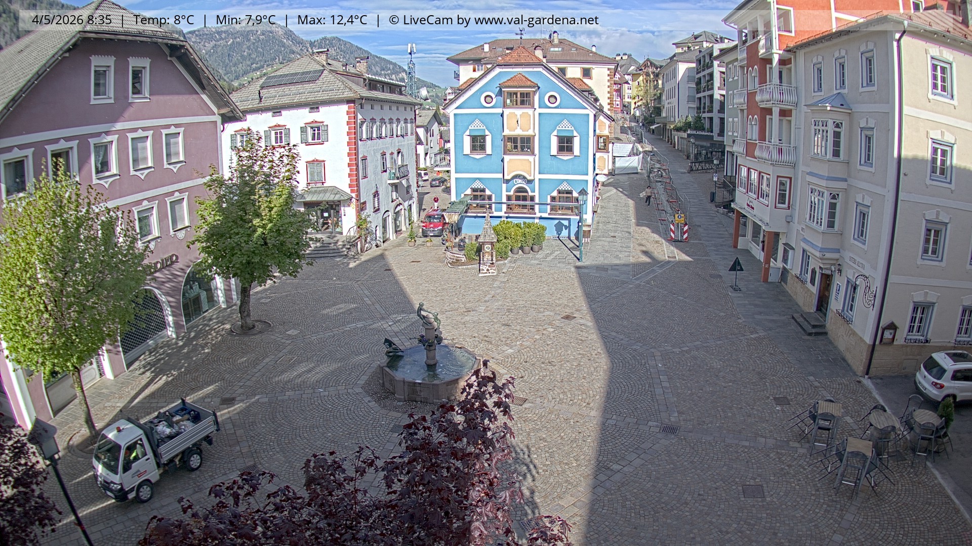 Archiv Foto Webcam St. Ulrich: Dorfzentrum