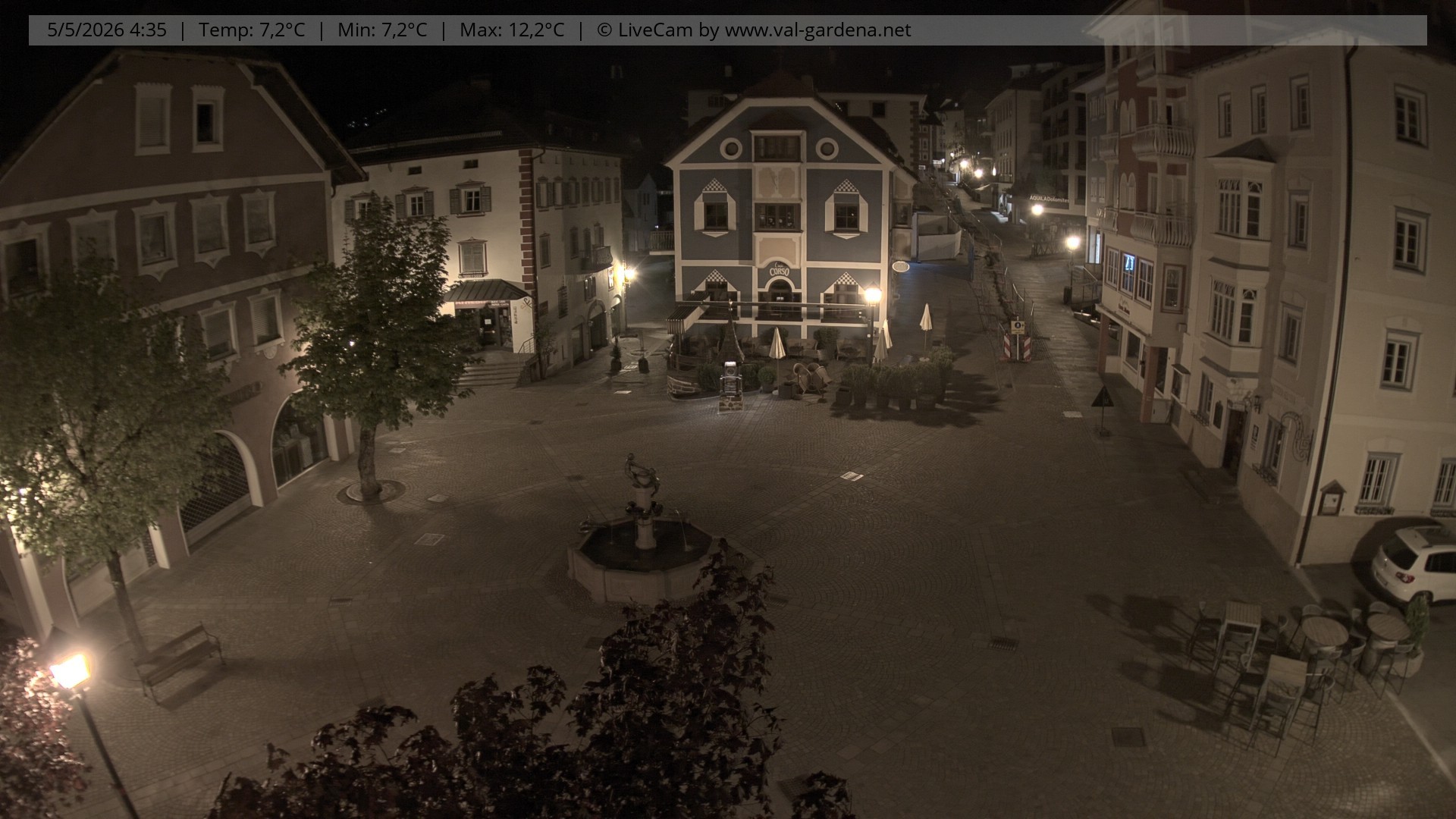 Archiv Foto Webcam St. Ulrich: Dorfzentrum