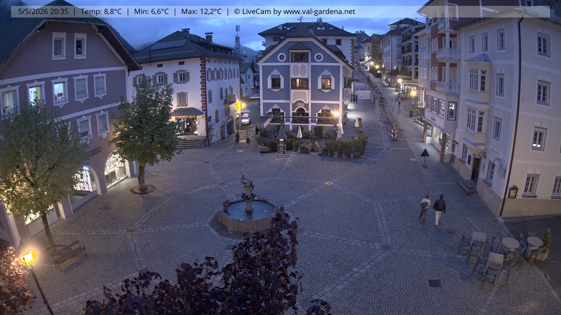 Archiv Foto Webcam St. Ulrich: Dorfzentrum