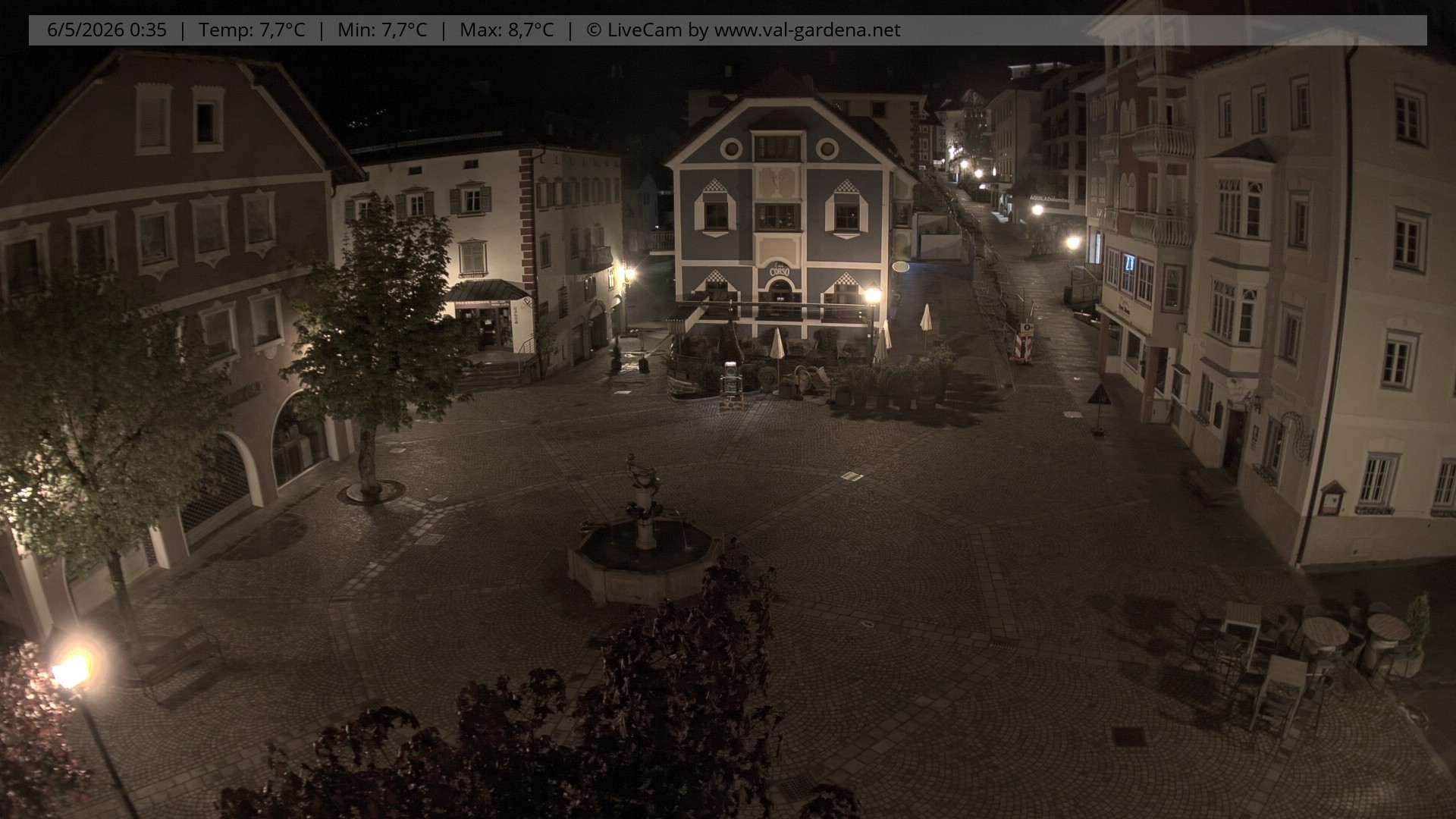 Archiv Foto Webcam St. Ulrich: Dorfzentrum