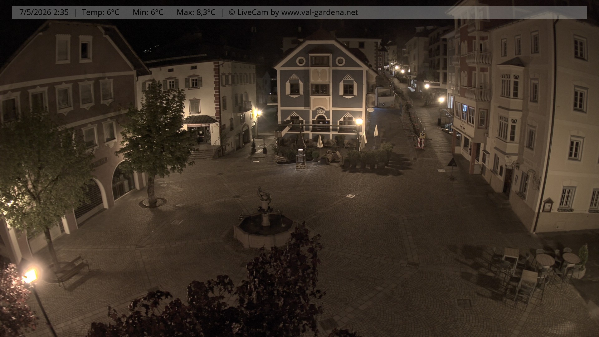 Archiv Foto Webcam St. Ulrich: Dorfzentrum