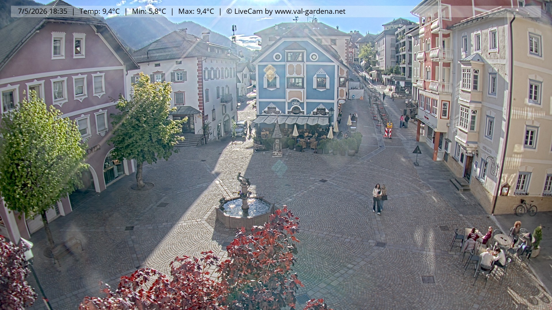 Archiv Foto Webcam St. Ulrich: Dorfzentrum