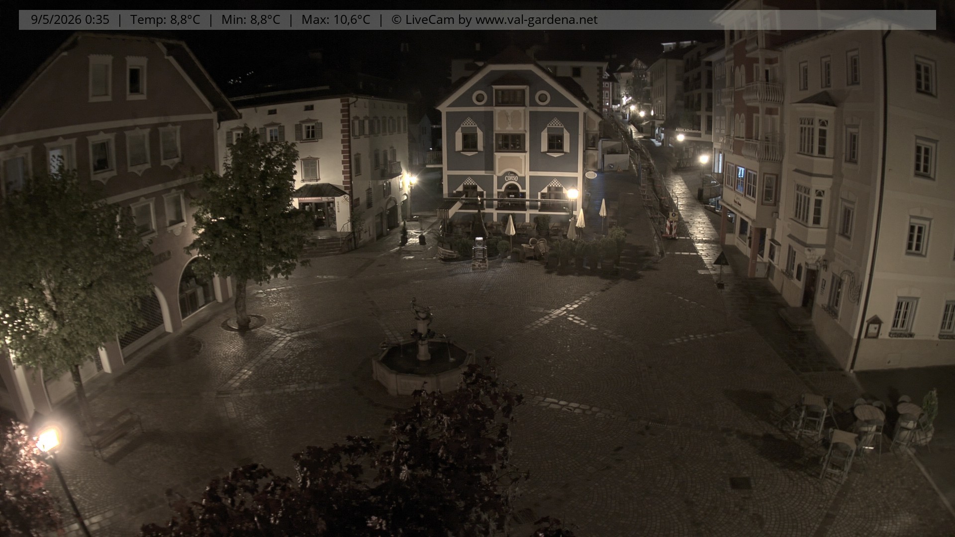 Archiv Foto Webcam St. Ulrich: Dorfzentrum
