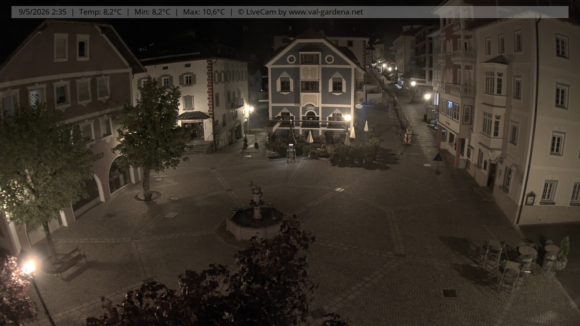 Archiv Foto Webcam St. Ulrich: Dorfzentrum