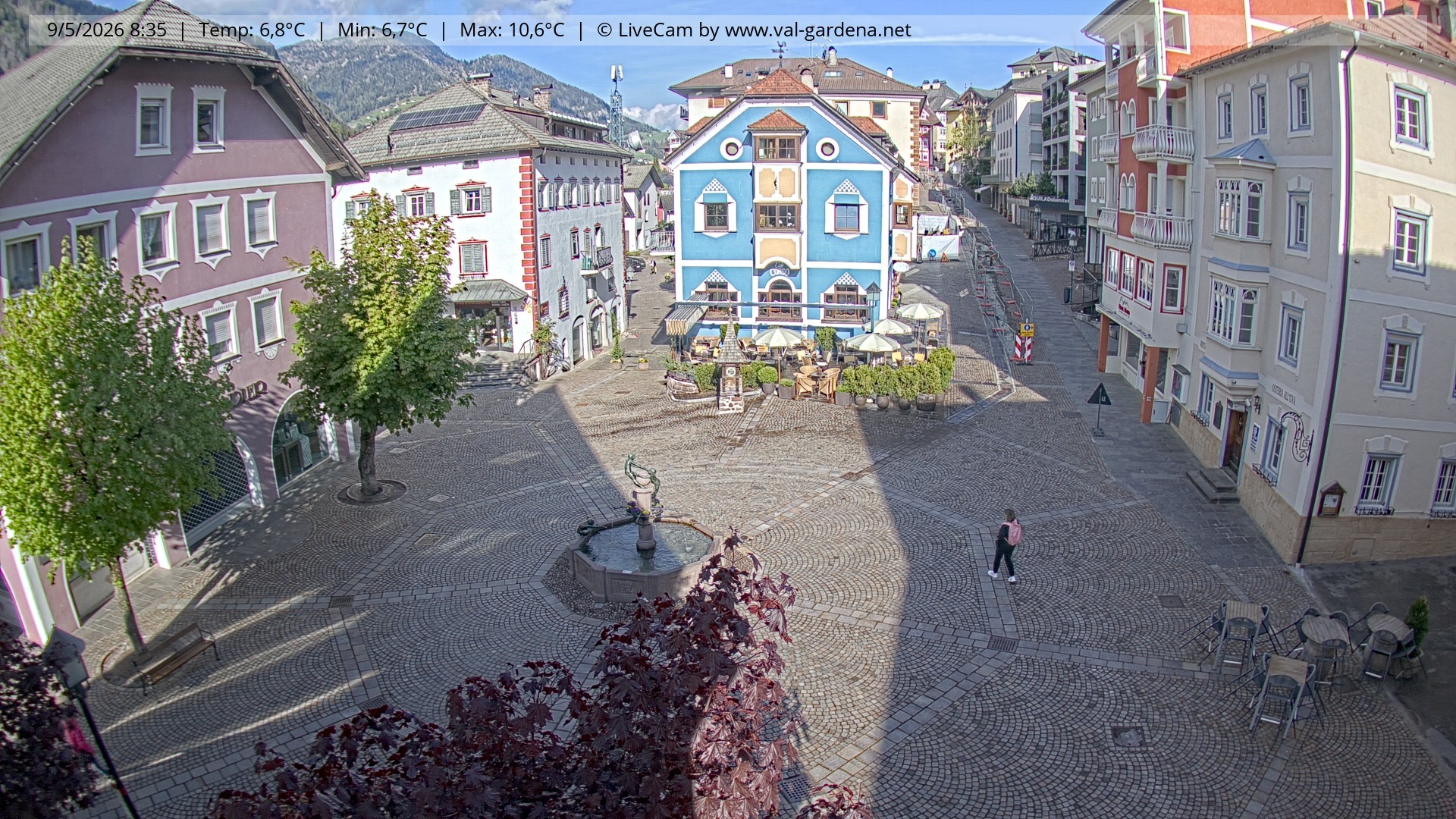Archiv Foto Webcam St. Ulrich: Dorfzentrum