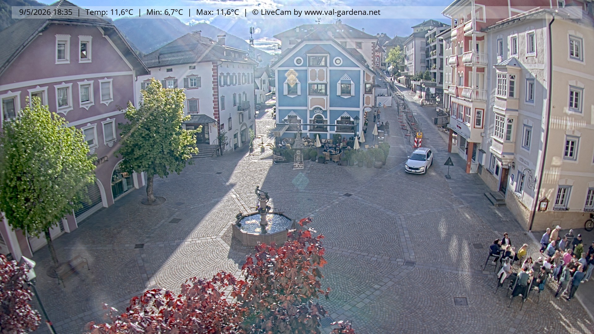 Archiv Foto Webcam St. Ulrich: Dorfzentrum