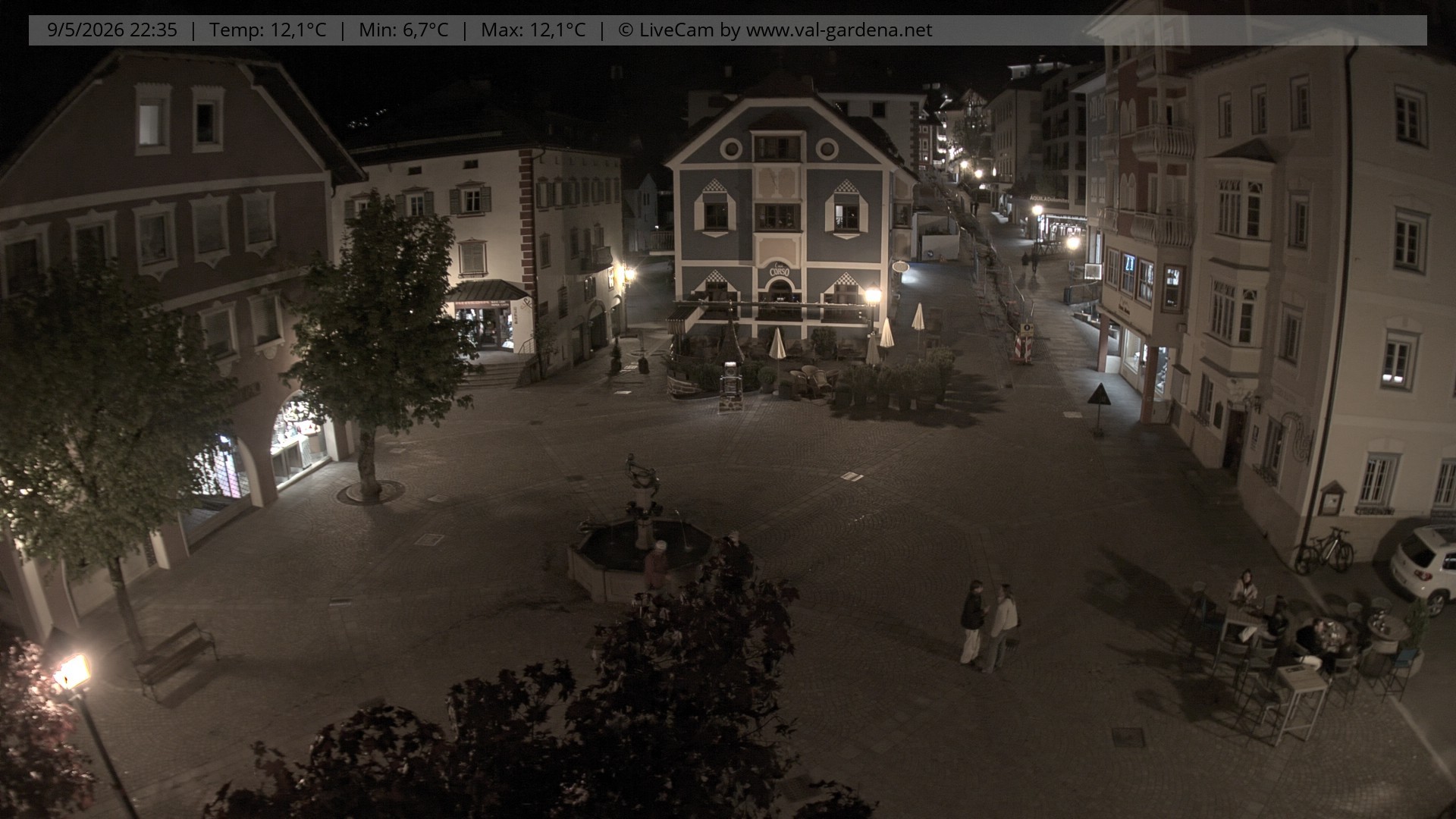 Archiv Foto Webcam St. Ulrich: Dorfzentrum