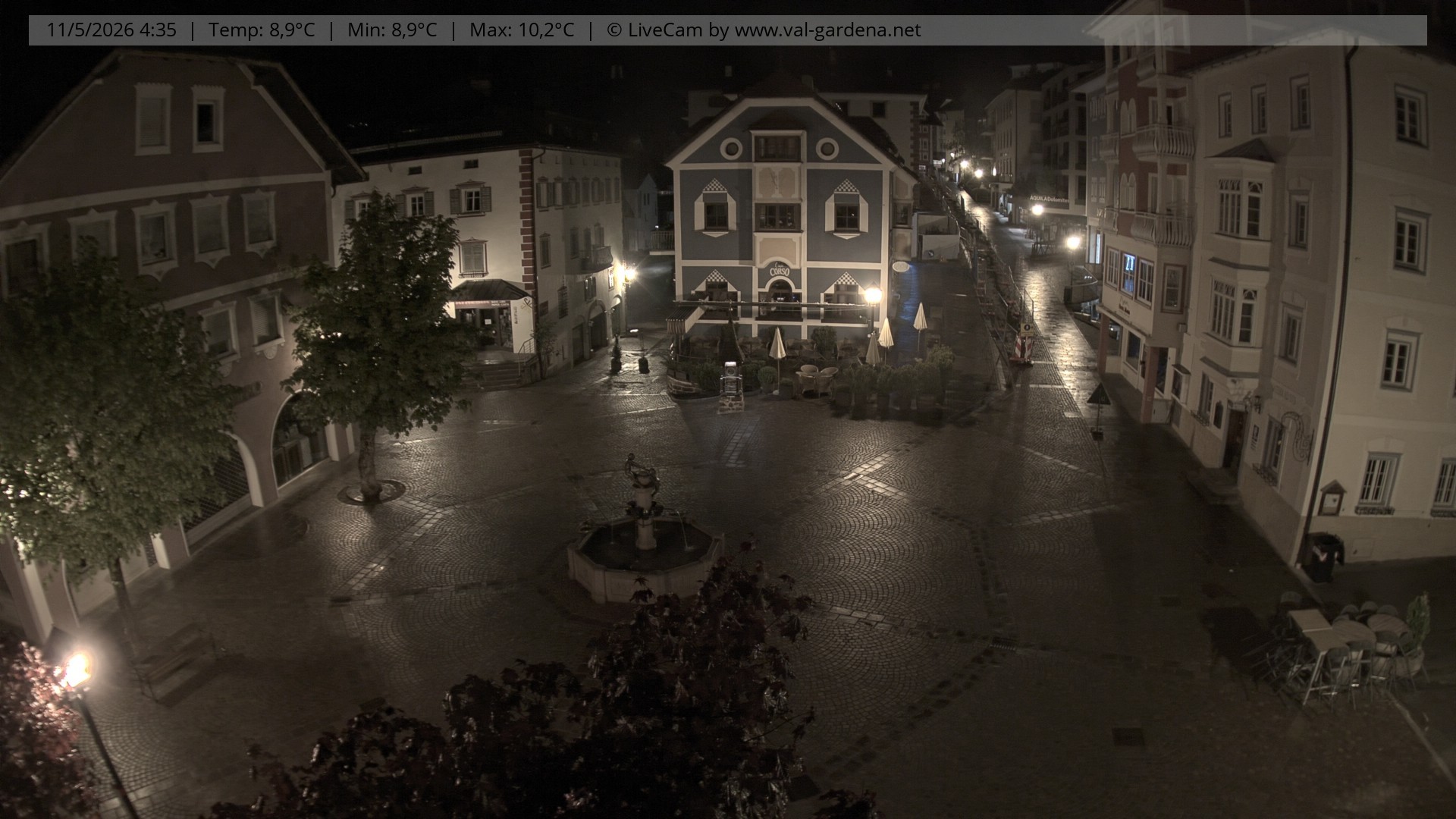 Archiv Foto Webcam St. Ulrich: Dorfzentrum