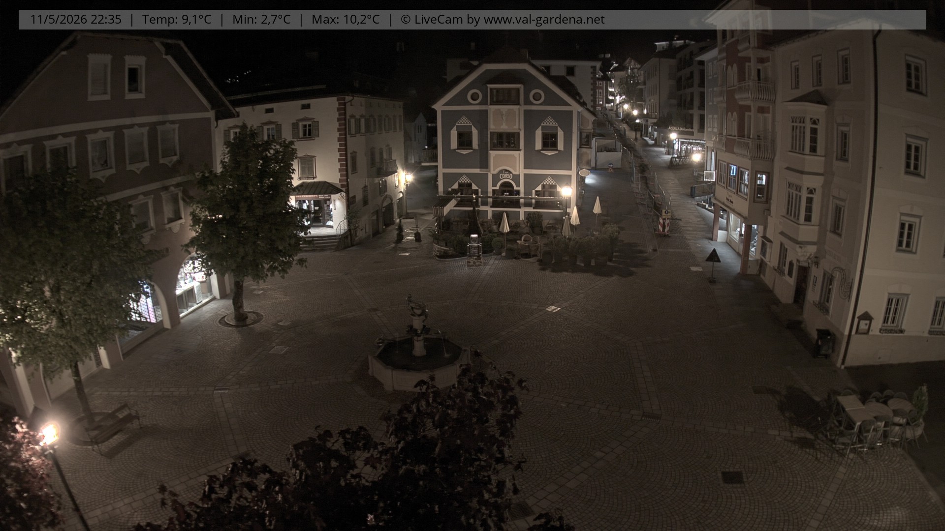 Archiv Foto Webcam St. Ulrich: Dorfzentrum