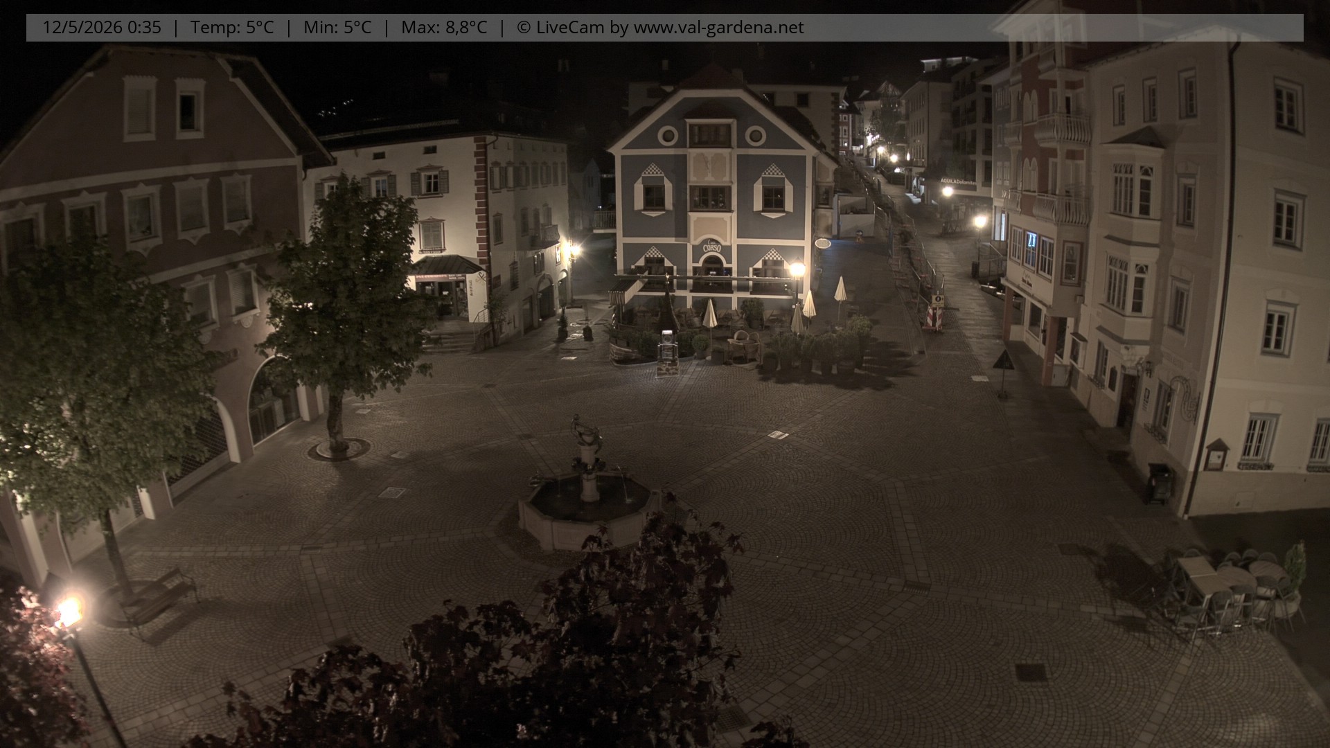 Archiv Foto Webcam St. Ulrich: Dorfzentrum