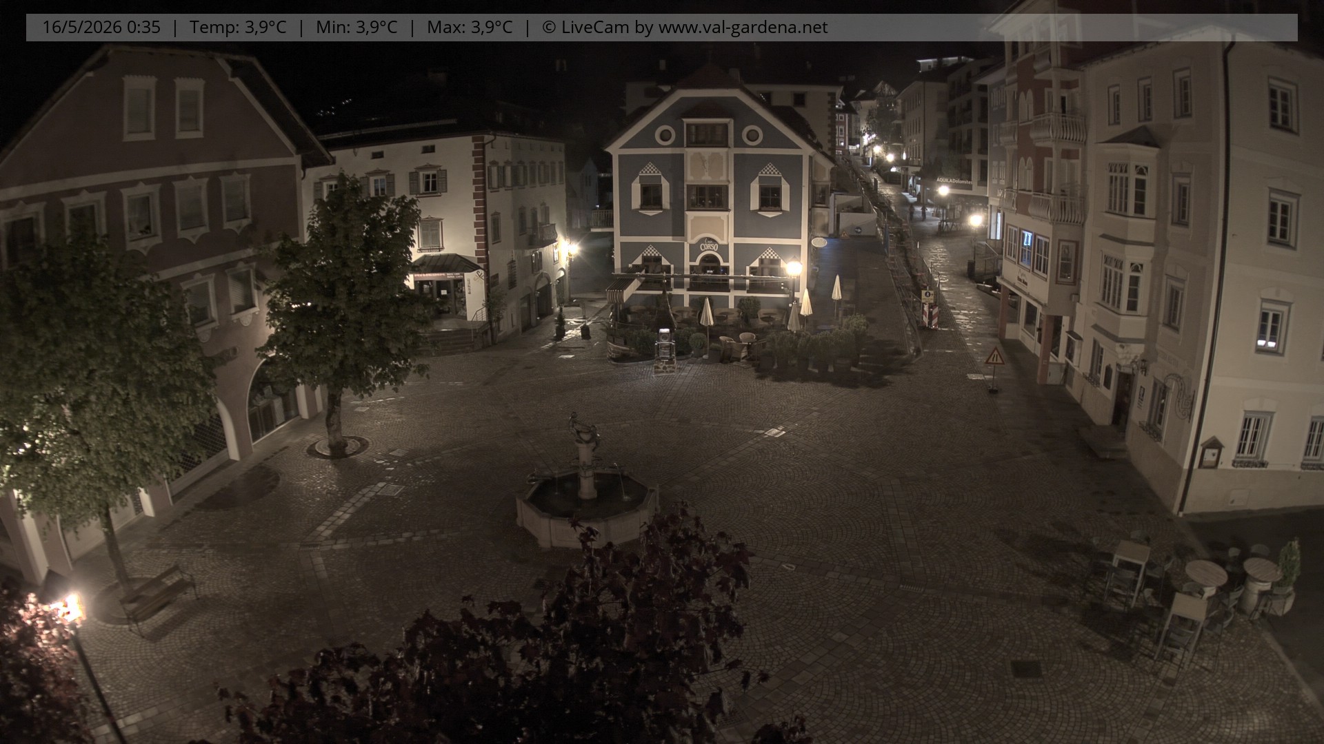 Archiv Foto Webcam St. Ulrich: Dorfzentrum