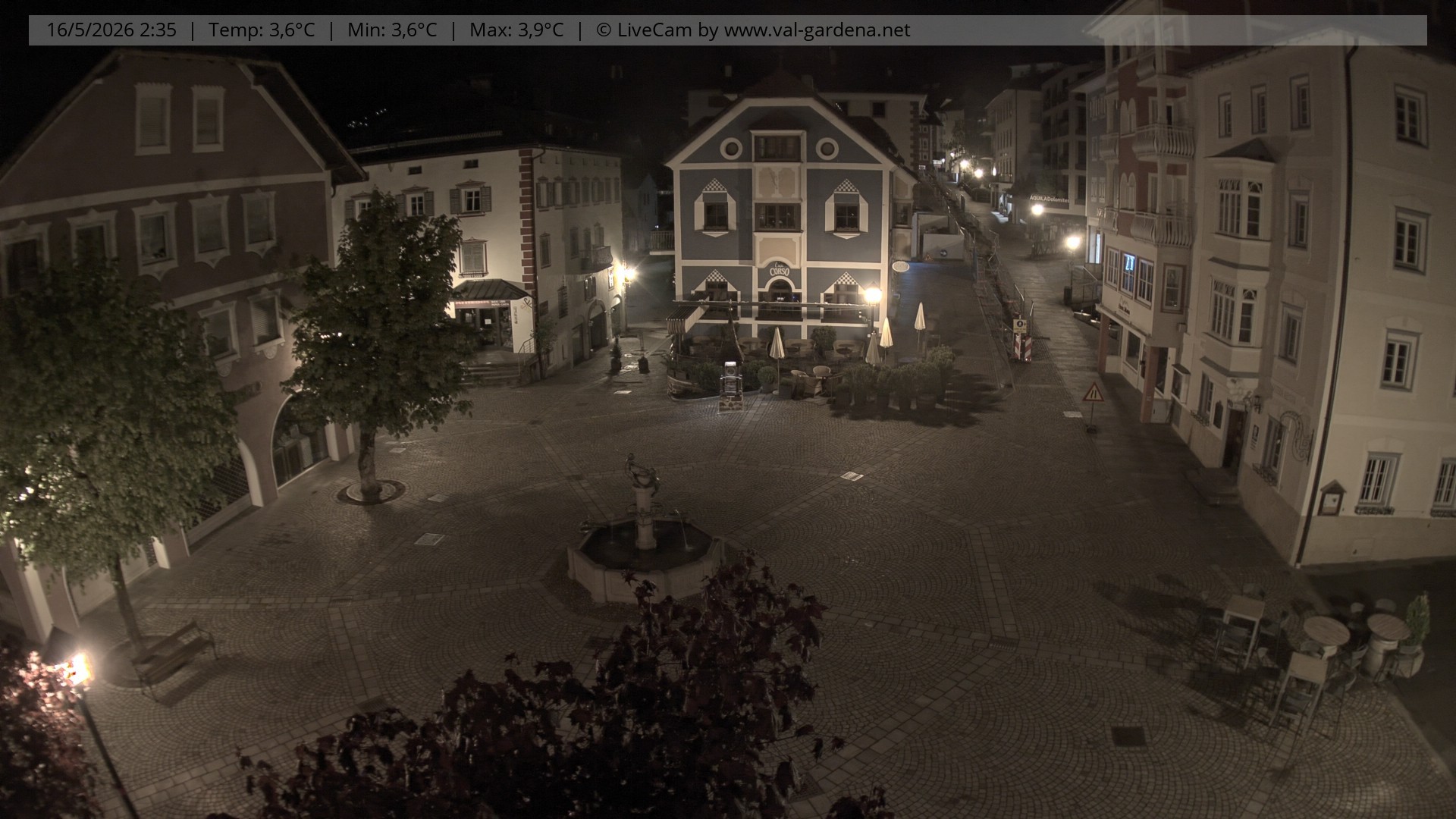 Archiv Foto Webcam St. Ulrich: Dorfzentrum