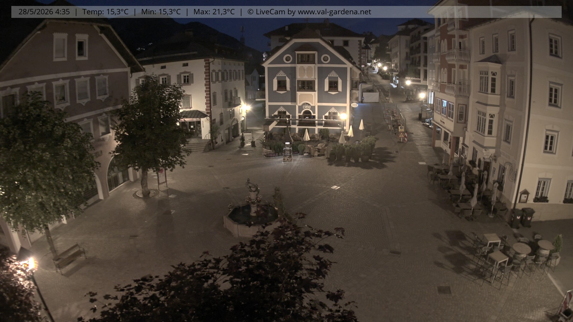 Archiv Foto Webcam St. Ulrich: Dorfzentrum
