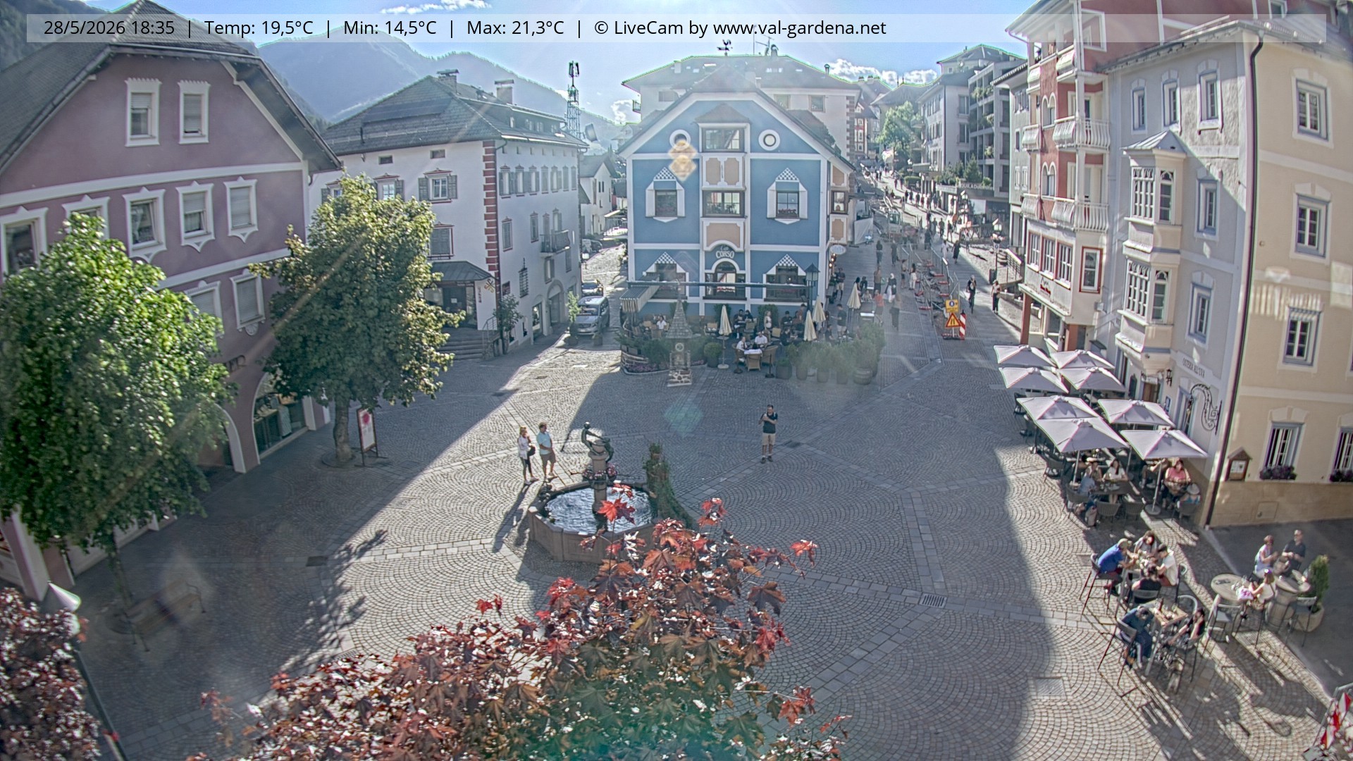 Archiv Foto Webcam St. Ulrich: Dorfzentrum