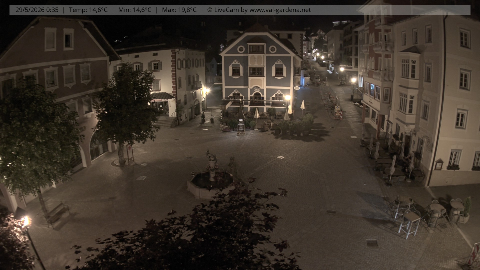 Archiv Foto Webcam St. Ulrich: Dorfzentrum