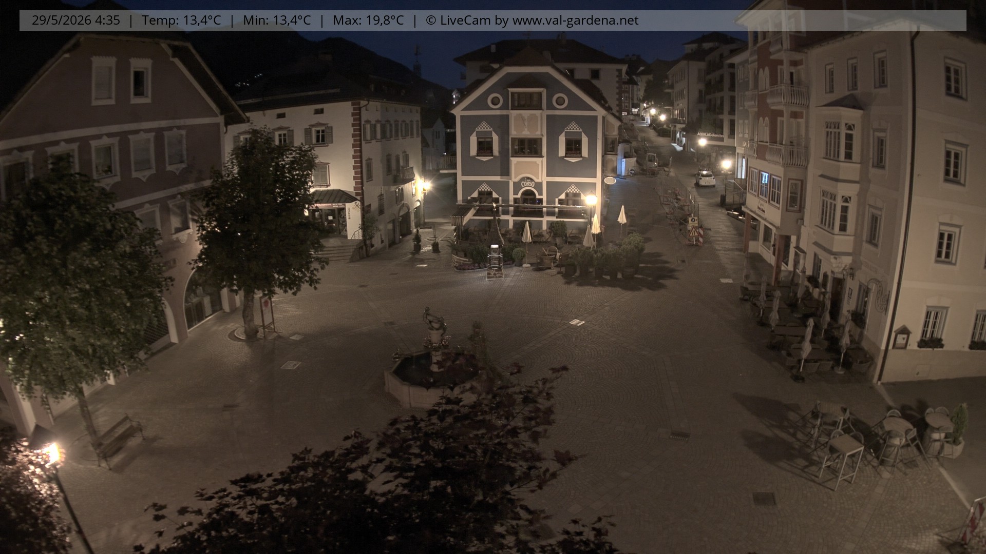 Archiv Foto Webcam St. Ulrich: Dorfzentrum