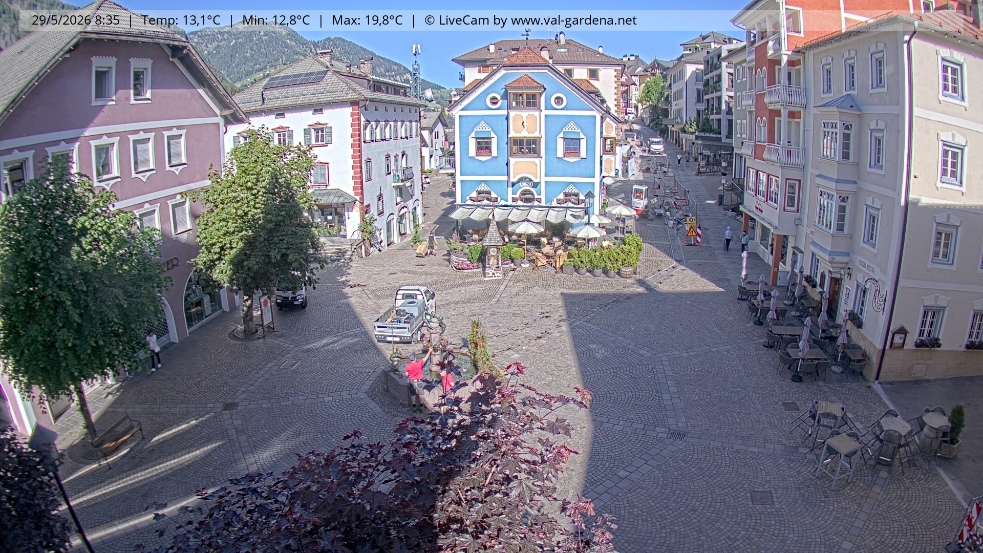 Archiv Foto Webcam St. Ulrich: Dorfzentrum