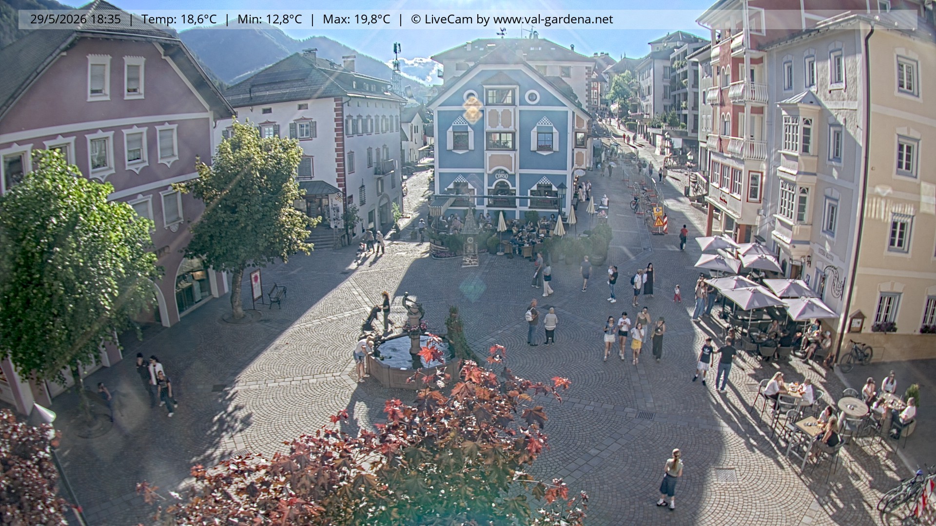 Archiv Foto Webcam St. Ulrich: Dorfzentrum