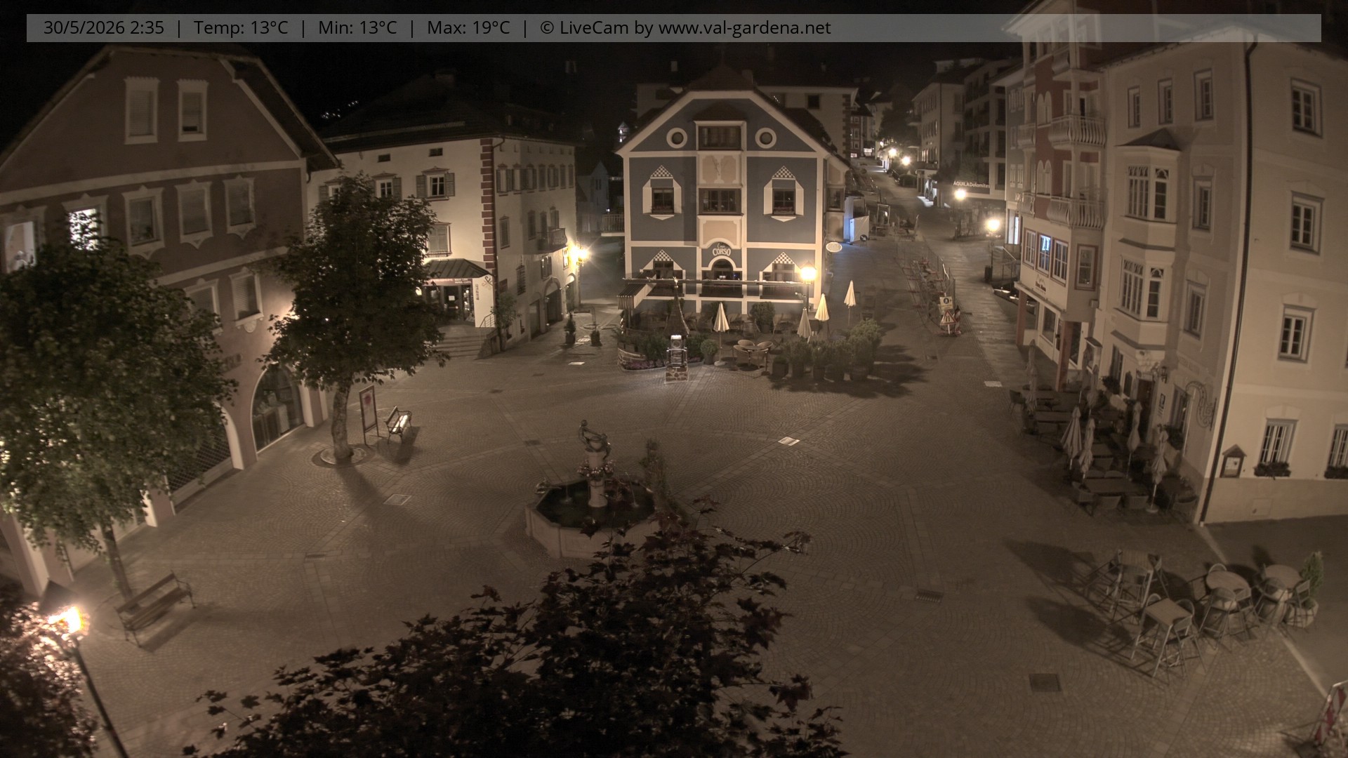 Archiv Foto Webcam St. Ulrich: Dorfzentrum