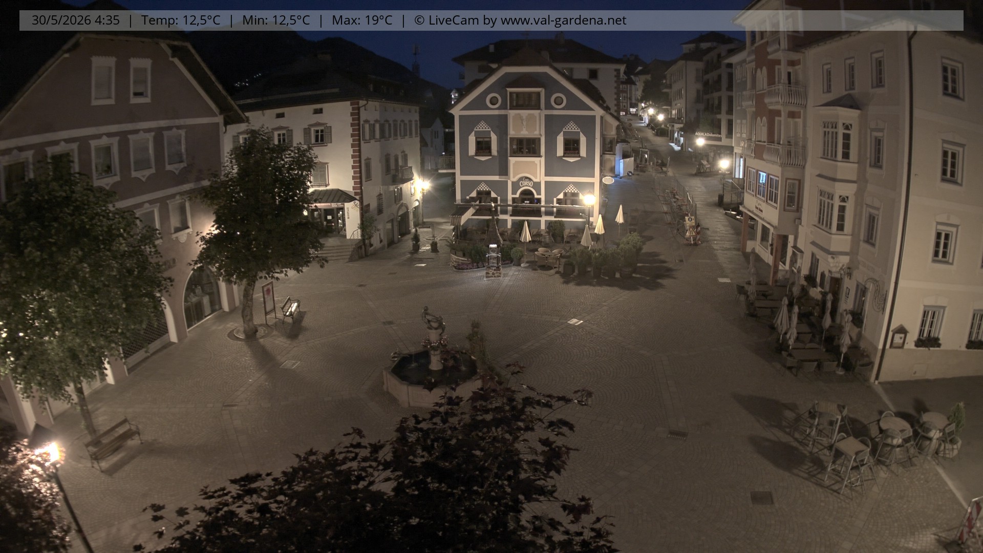 Archiv Foto Webcam St. Ulrich: Dorfzentrum