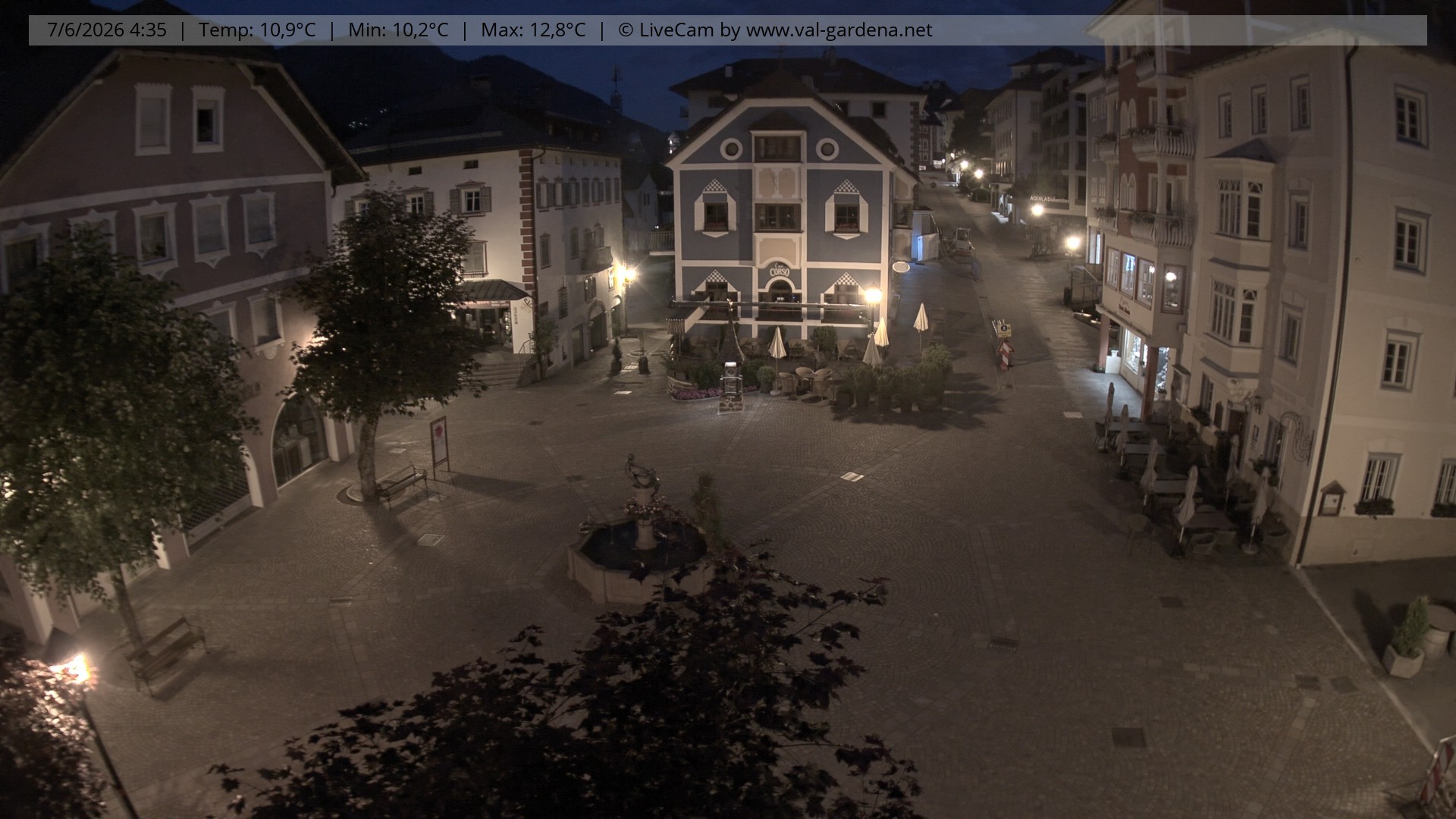 Archiv Foto Webcam St. Ulrich: Dorfzentrum