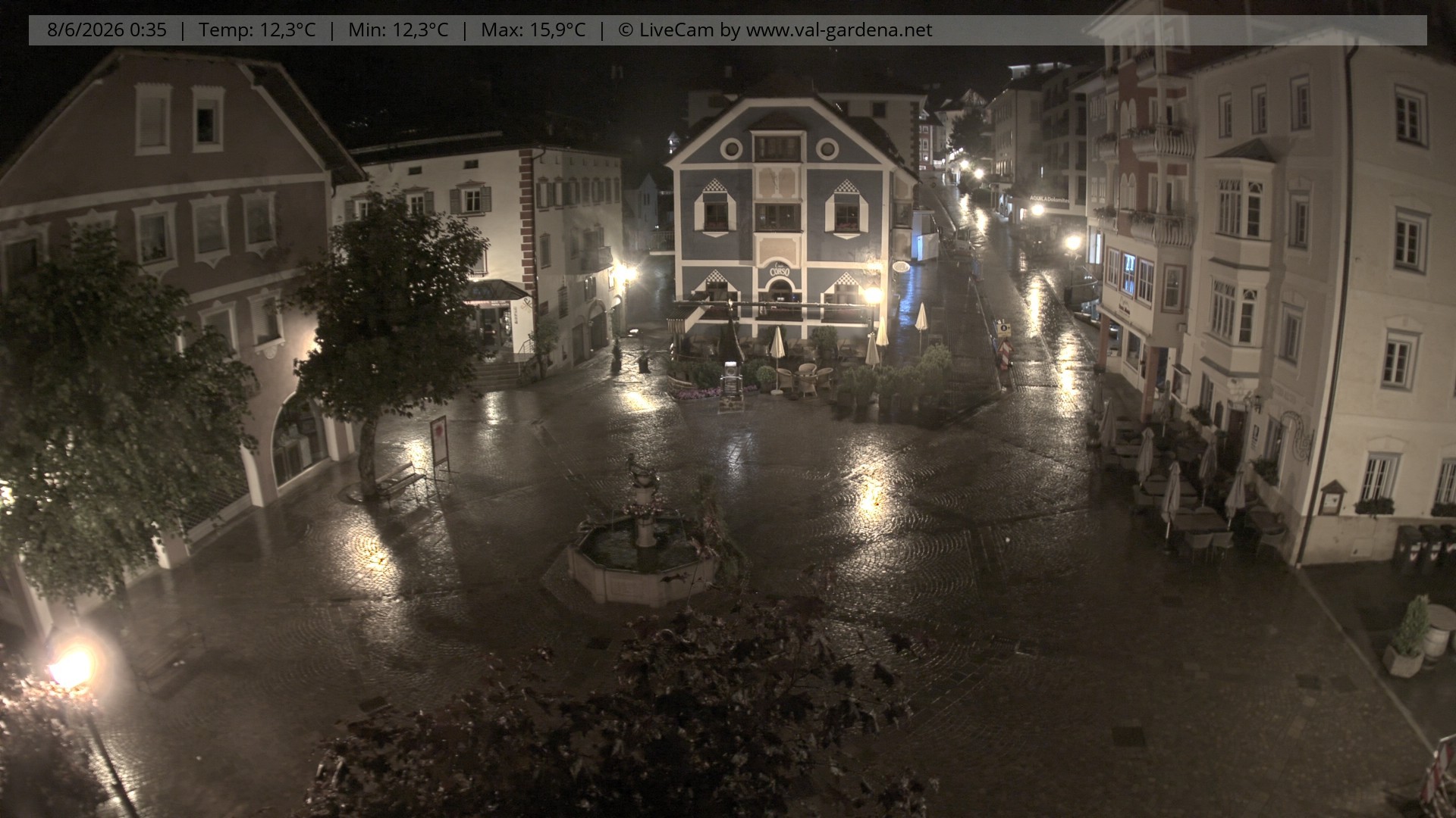 Archiv Foto Webcam St. Ulrich: Dorfzentrum
