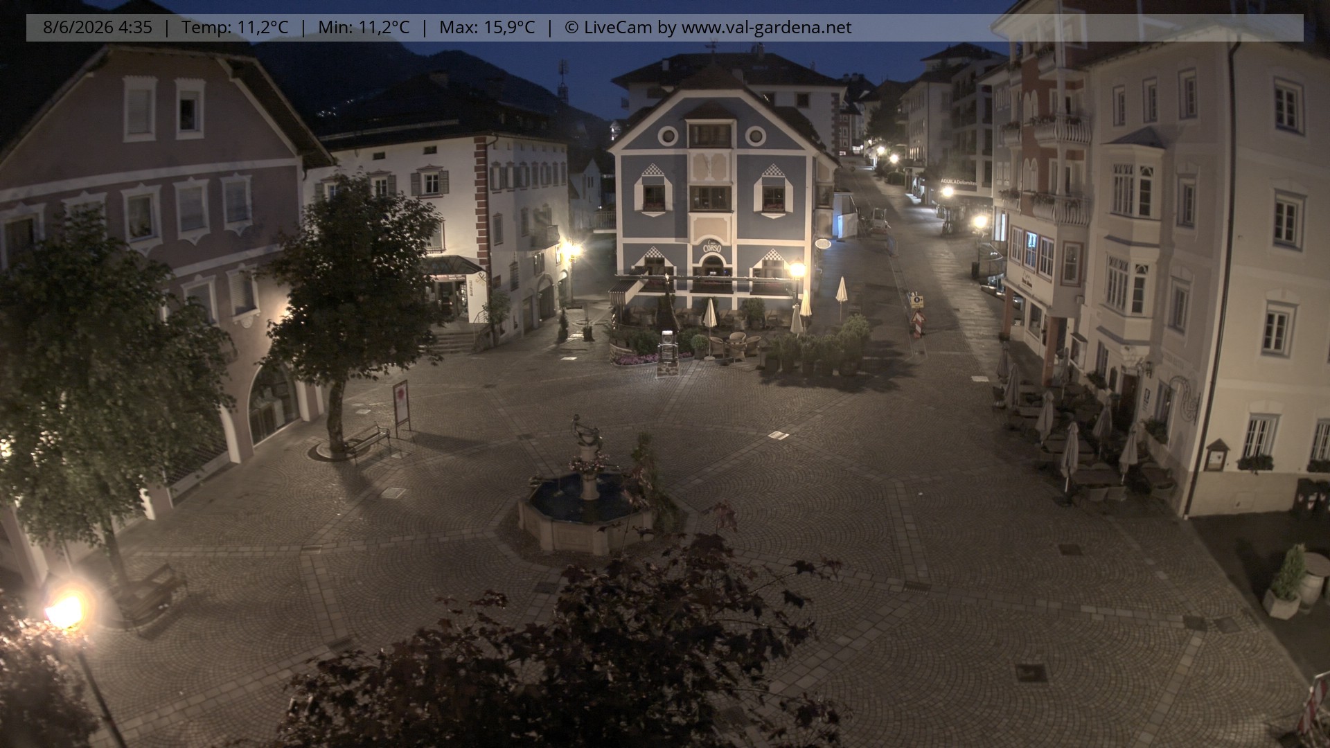 Archiv Foto Webcam St. Ulrich: Dorfzentrum