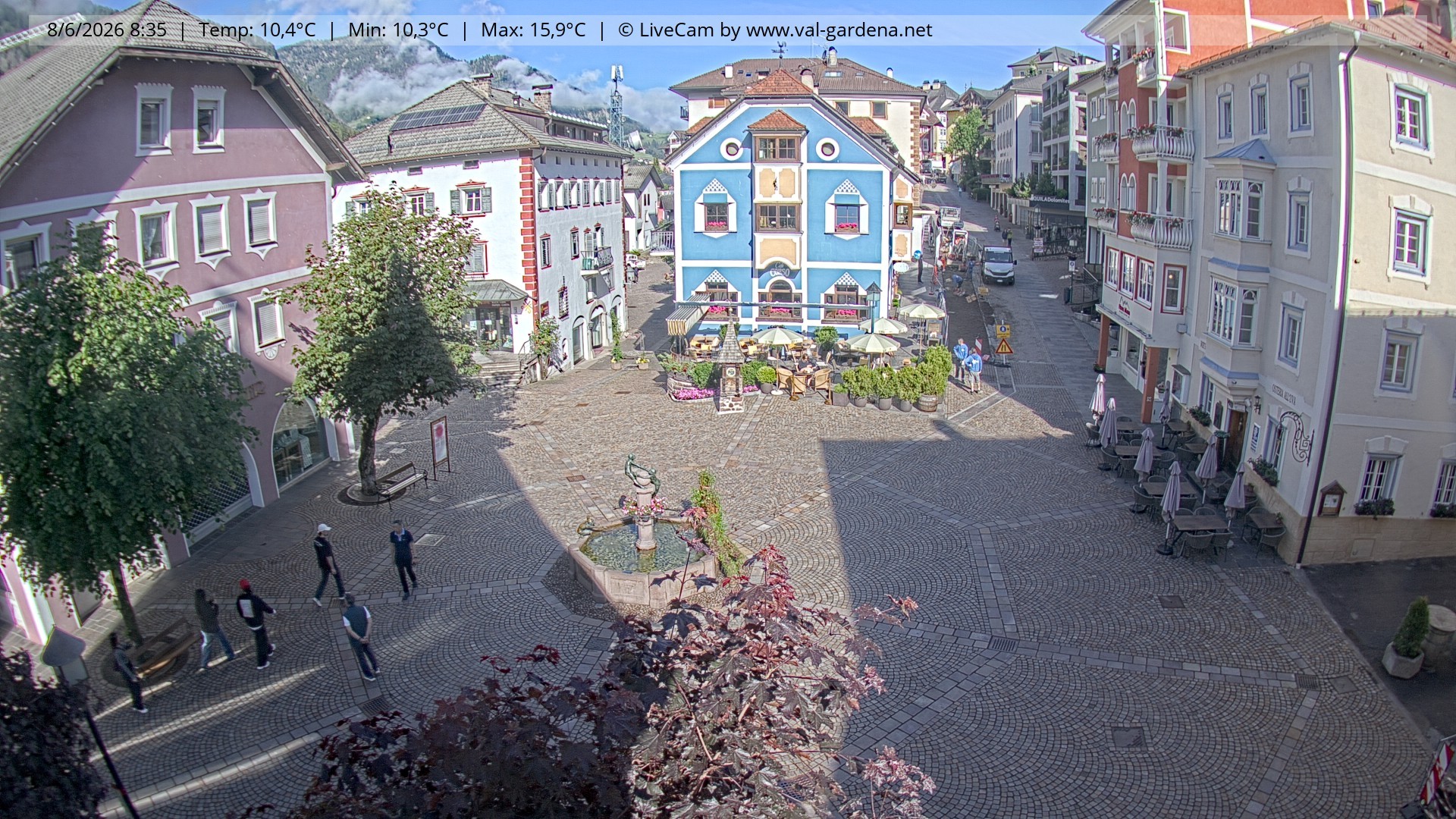 Archiv Foto Webcam St. Ulrich: Dorfzentrum