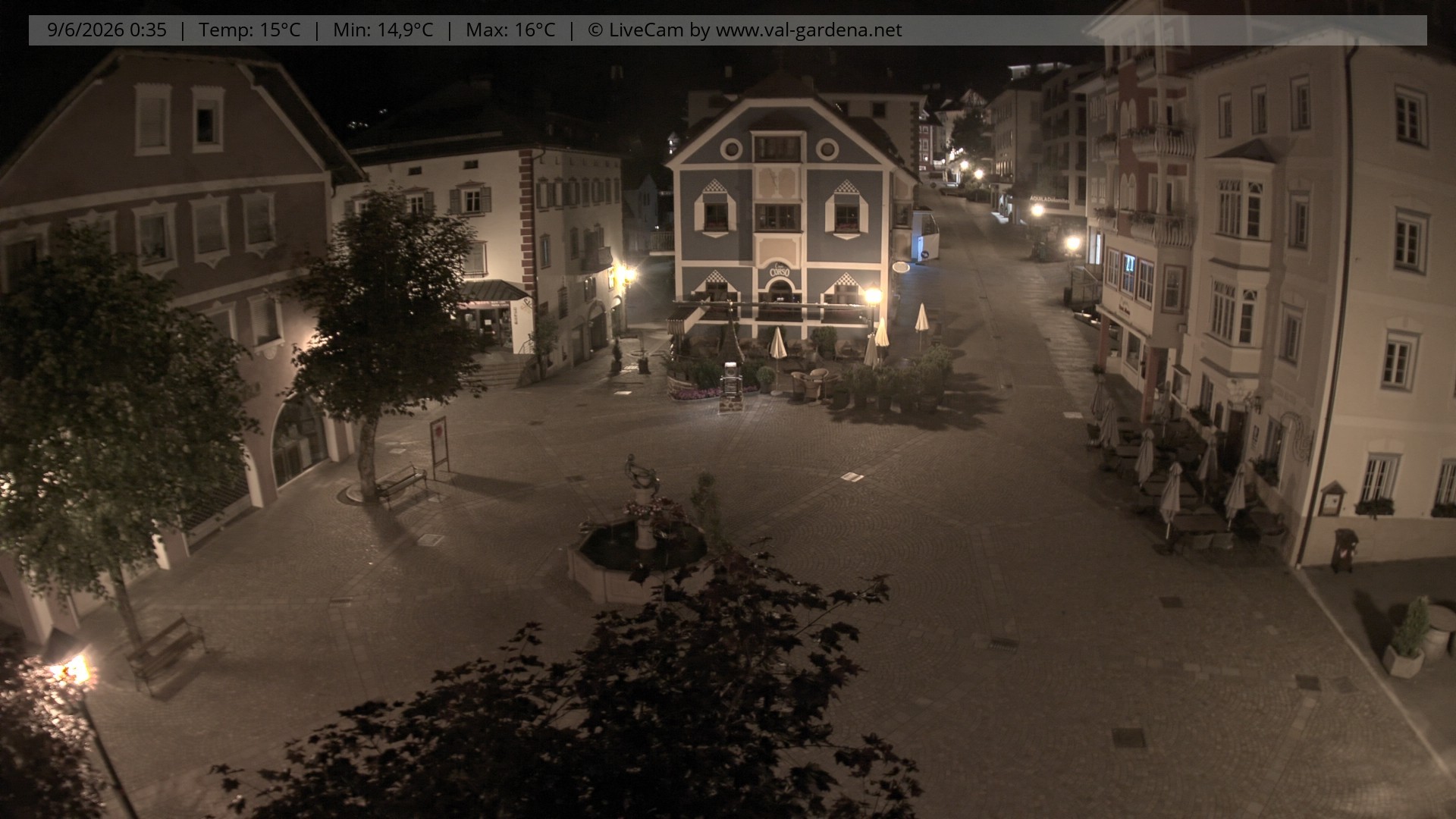 Archiv Foto Webcam St. Ulrich: Dorfzentrum