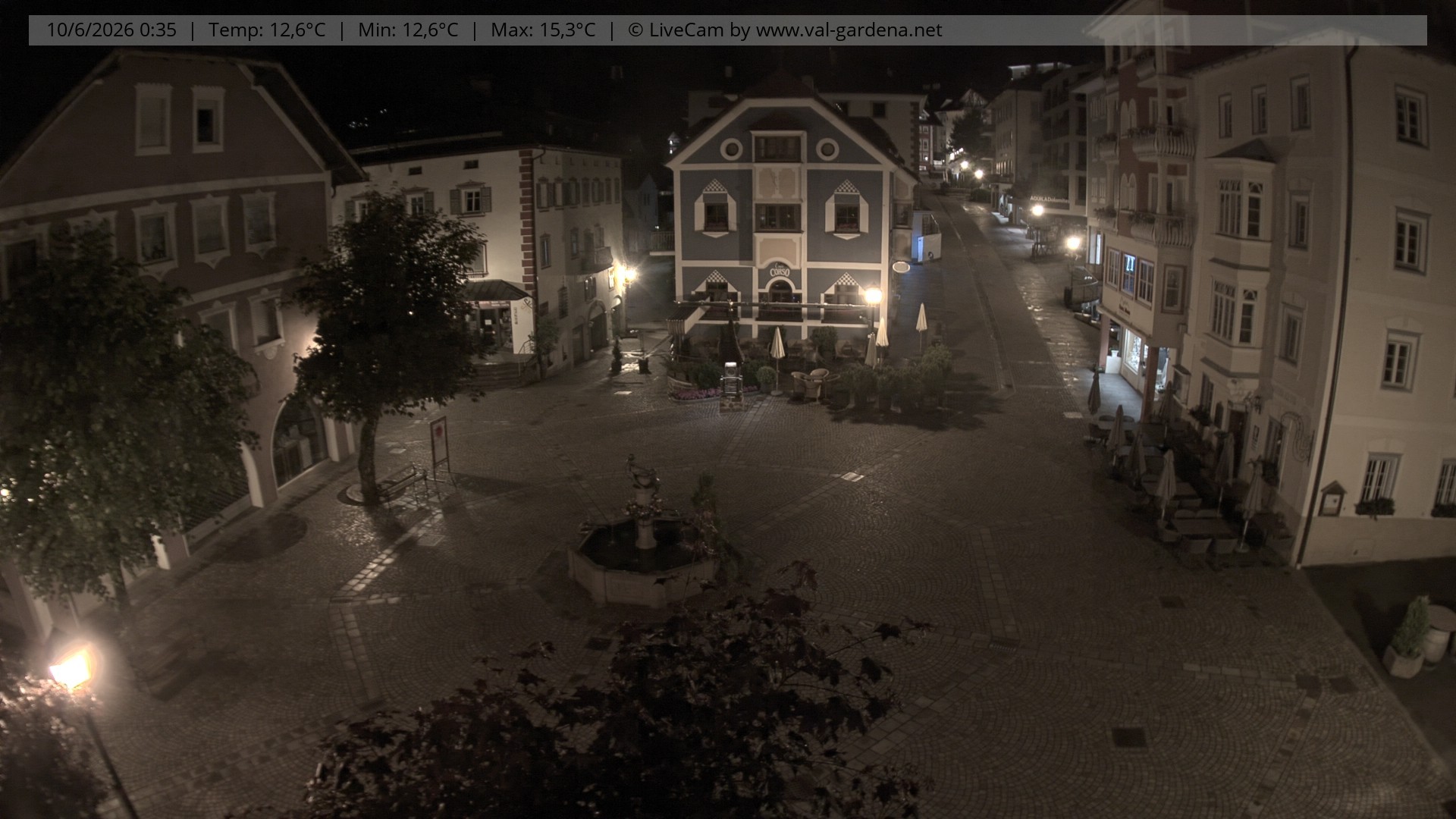 Archiv Foto Webcam St. Ulrich: Dorfzentrum