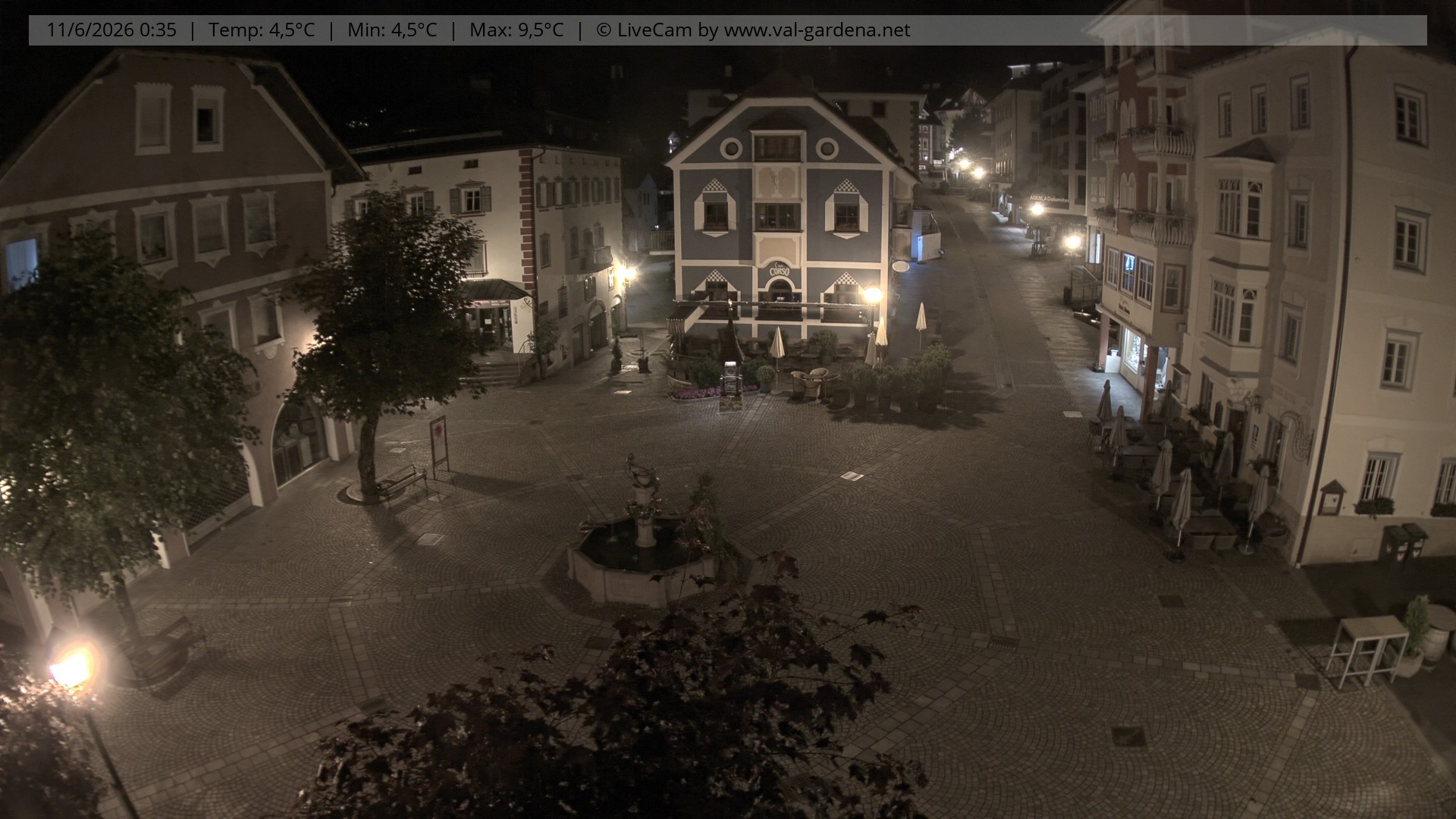 Archiv Foto Webcam St. Ulrich: Dorfzentrum
