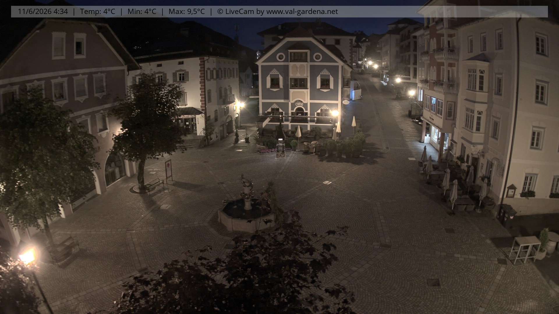 Archiv Foto Webcam St. Ulrich: Dorfzentrum