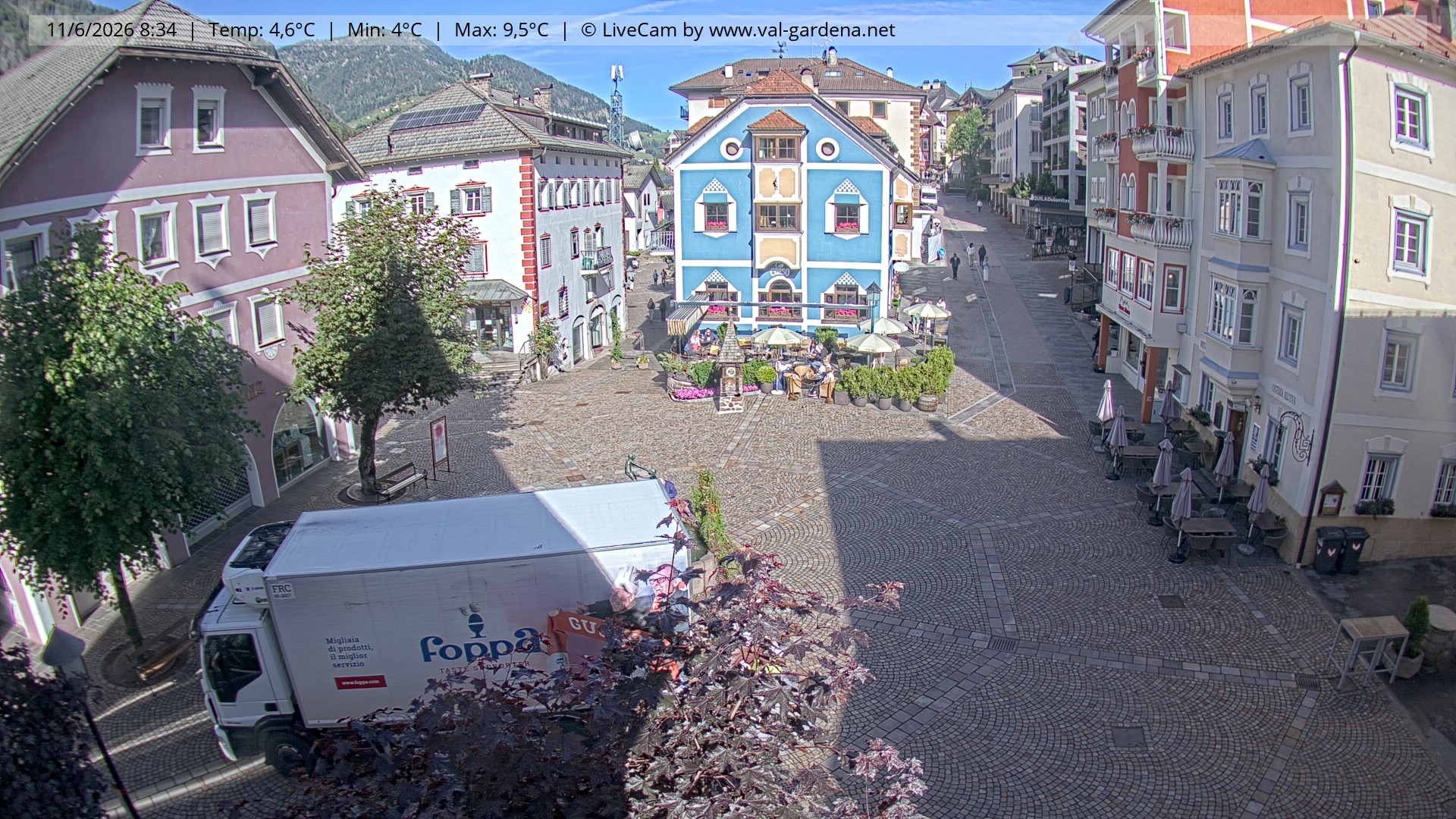 Archiv Foto Webcam St. Ulrich: Dorfzentrum